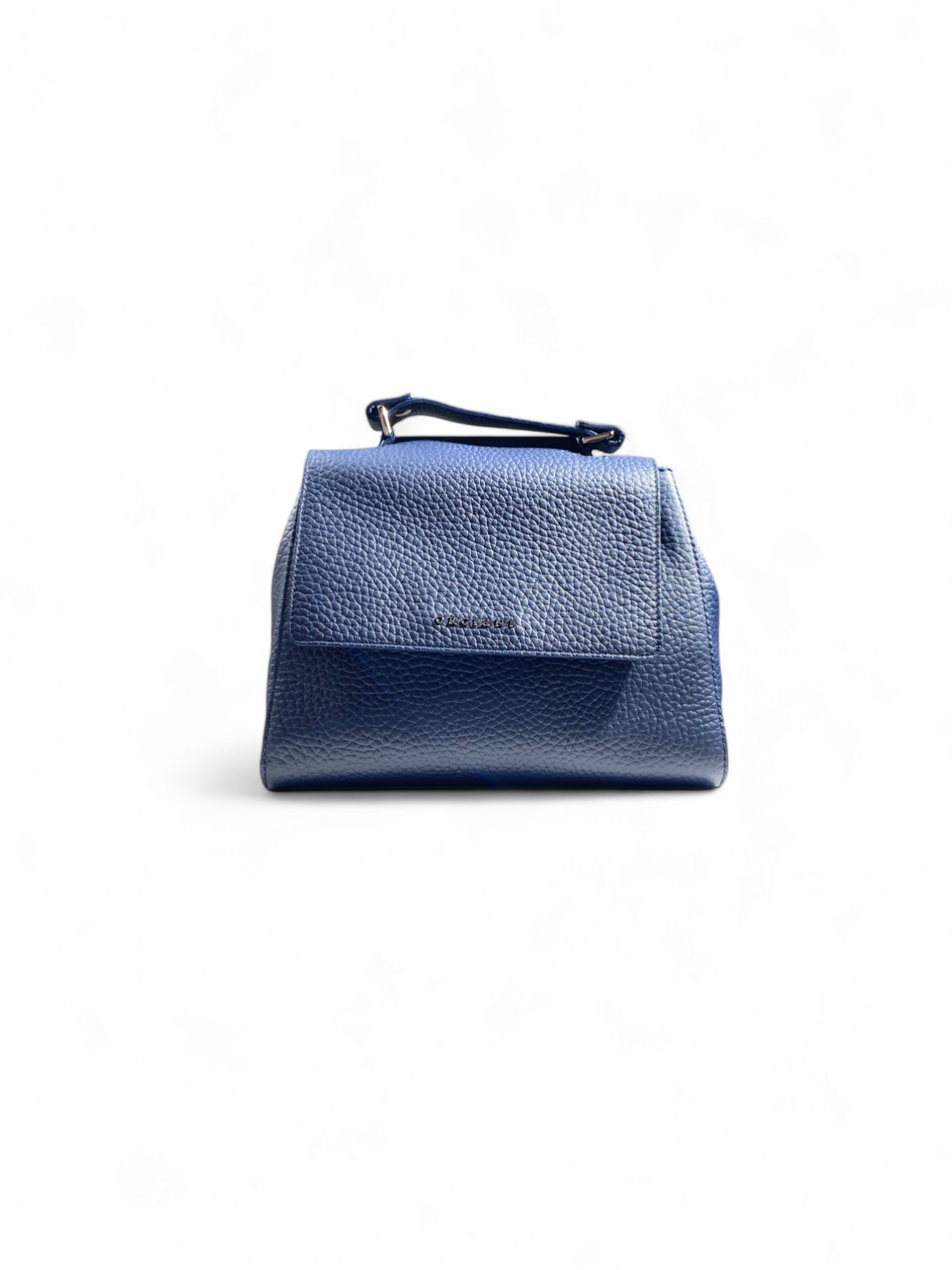 Orciani Sveva Soft Piccola - Borsa in pelle navy