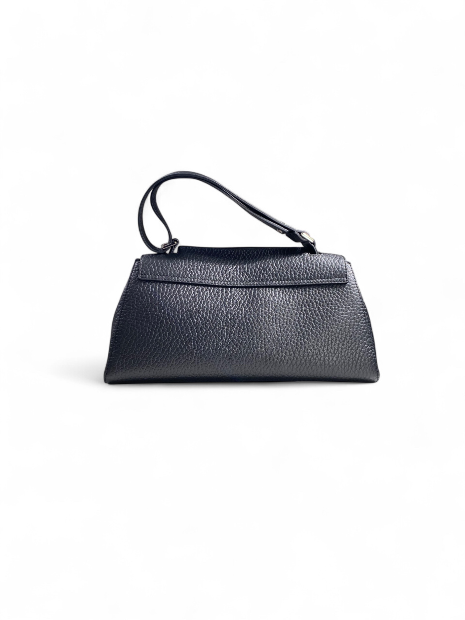 Orciani Sveva Longuette - Borsa in pelle nera - immagine 3