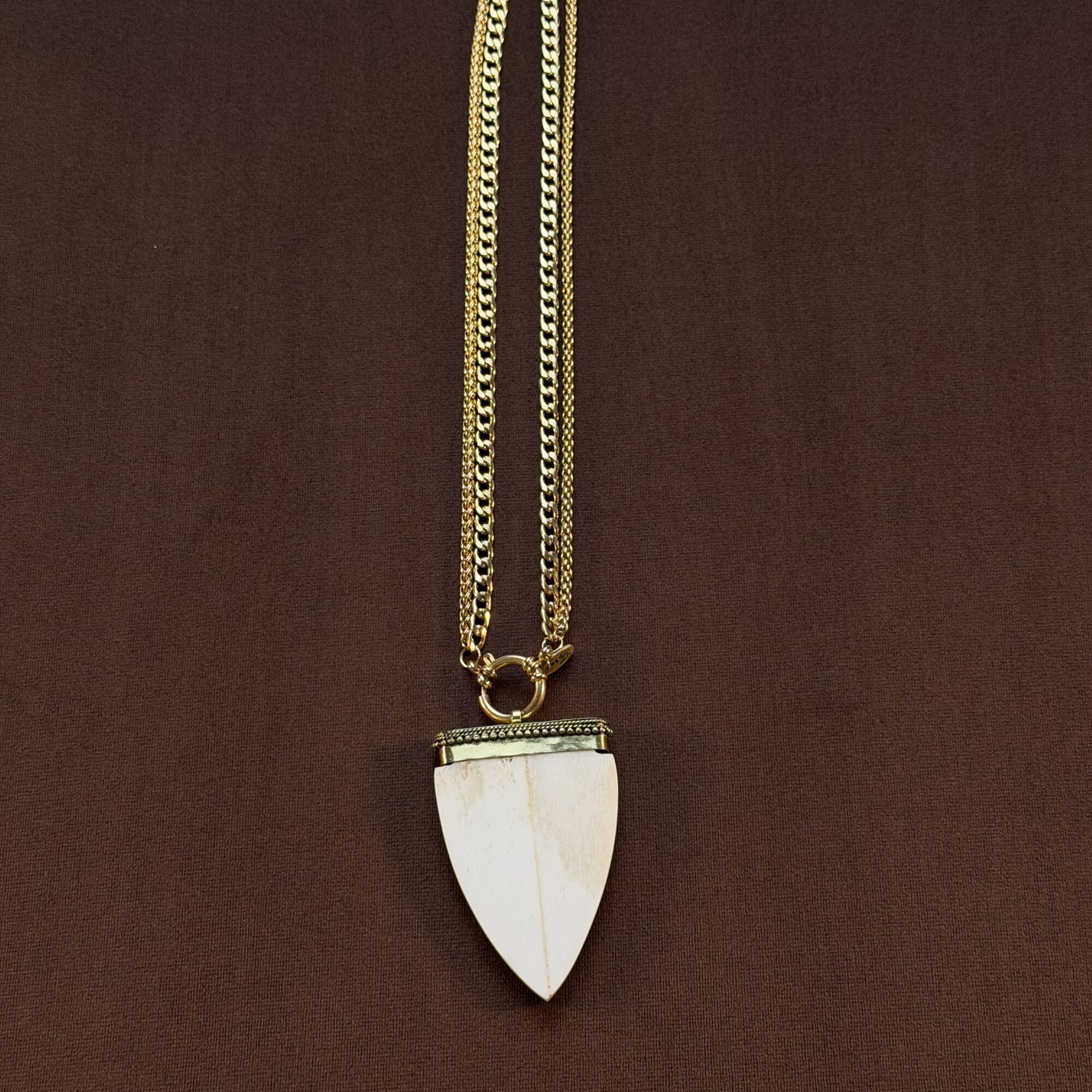 GIPSY Catena doppia Frecce Osso 30 cm oro