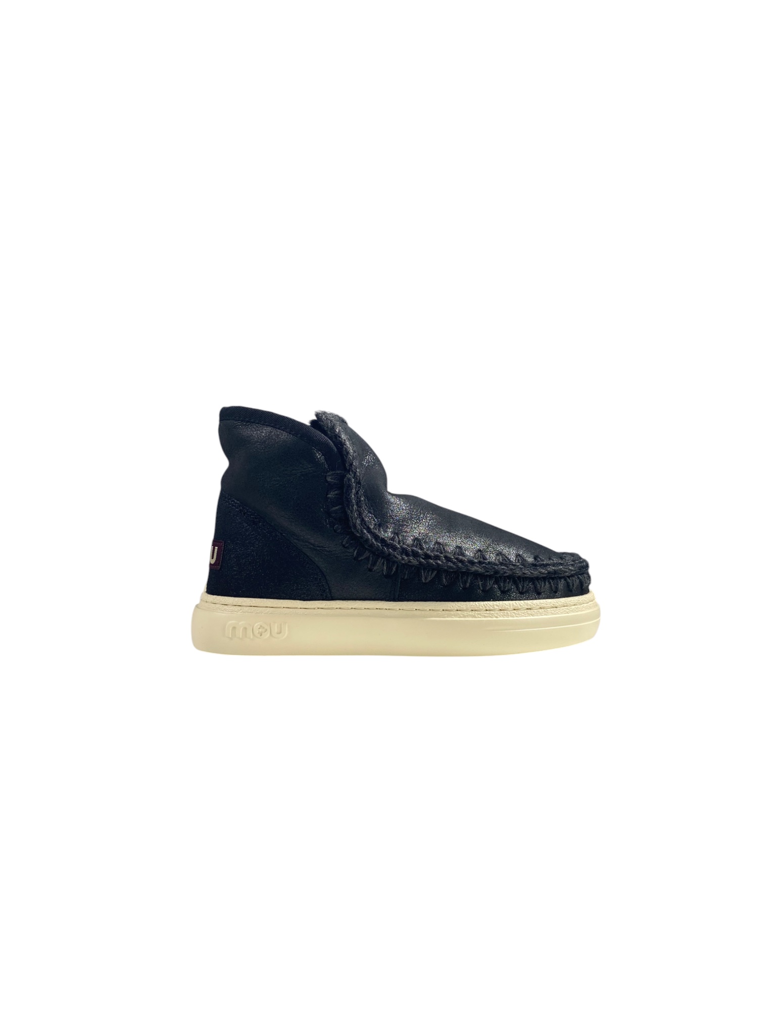 MOU Eskimo Sneaker Bold - Stivaletti in shearling nero