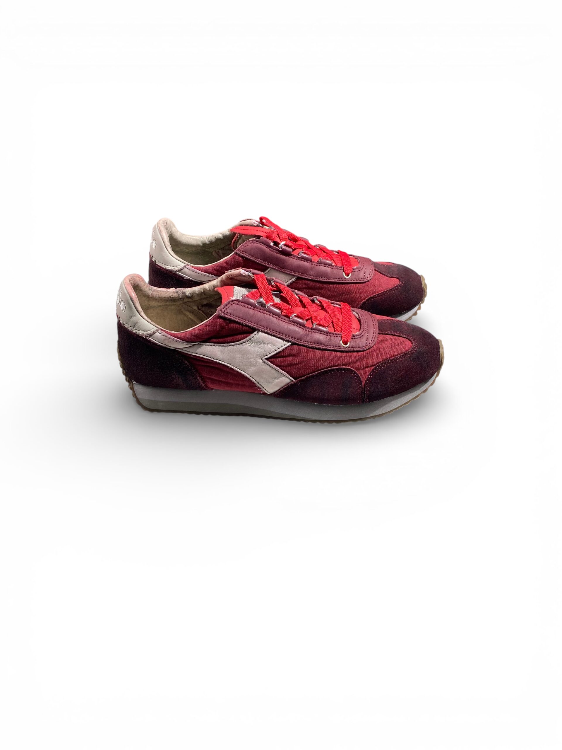 Diadora Sneaker Equipe Dirty Sw Evo Bordeaux - immagine 2