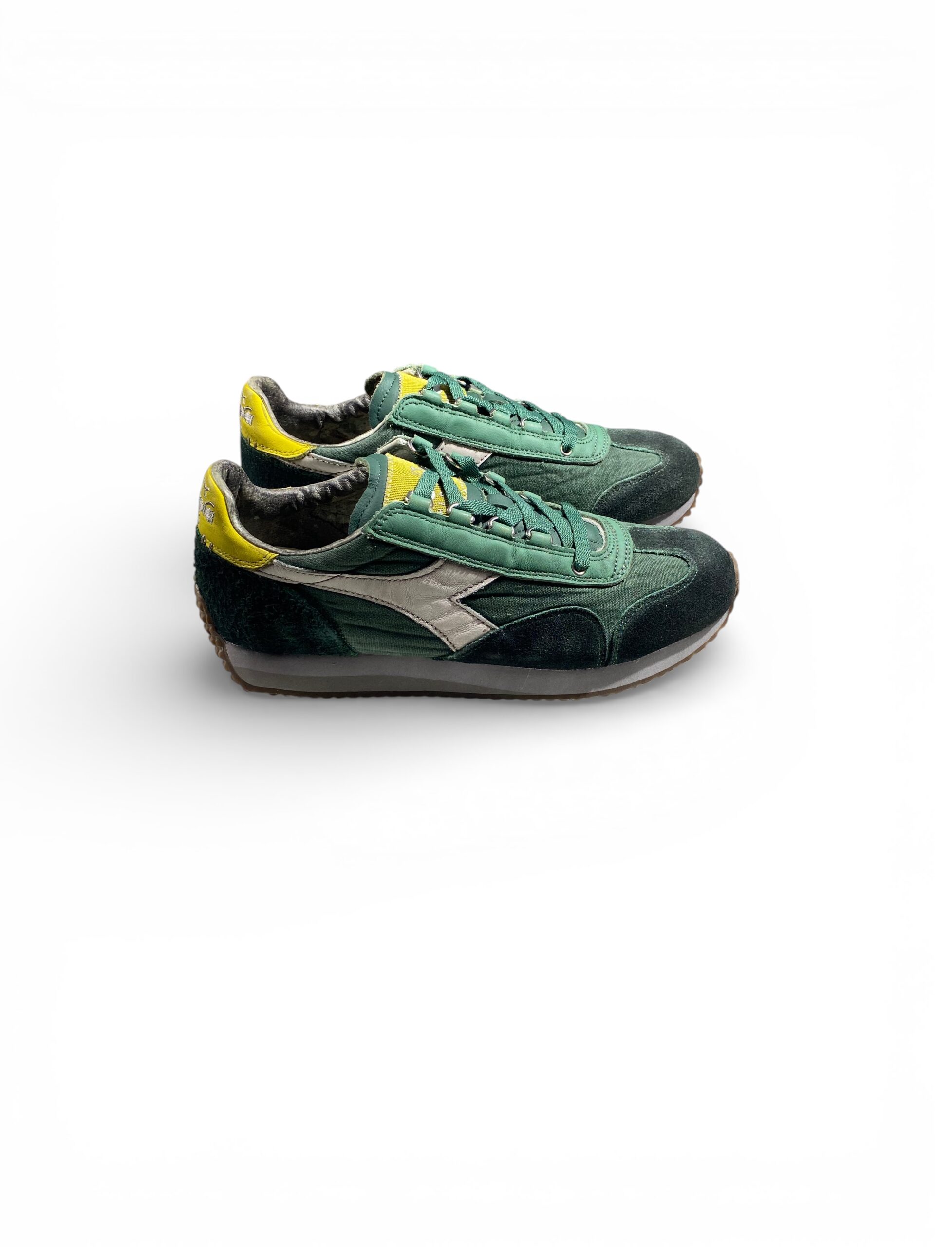 Diadora Sneaker Equipe Dirty Sw Evo Verde - immagine 2