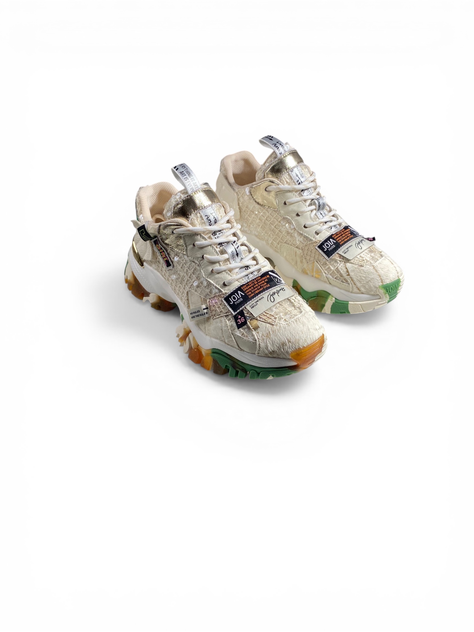 JOIA PARIS Sneakers Label Beige