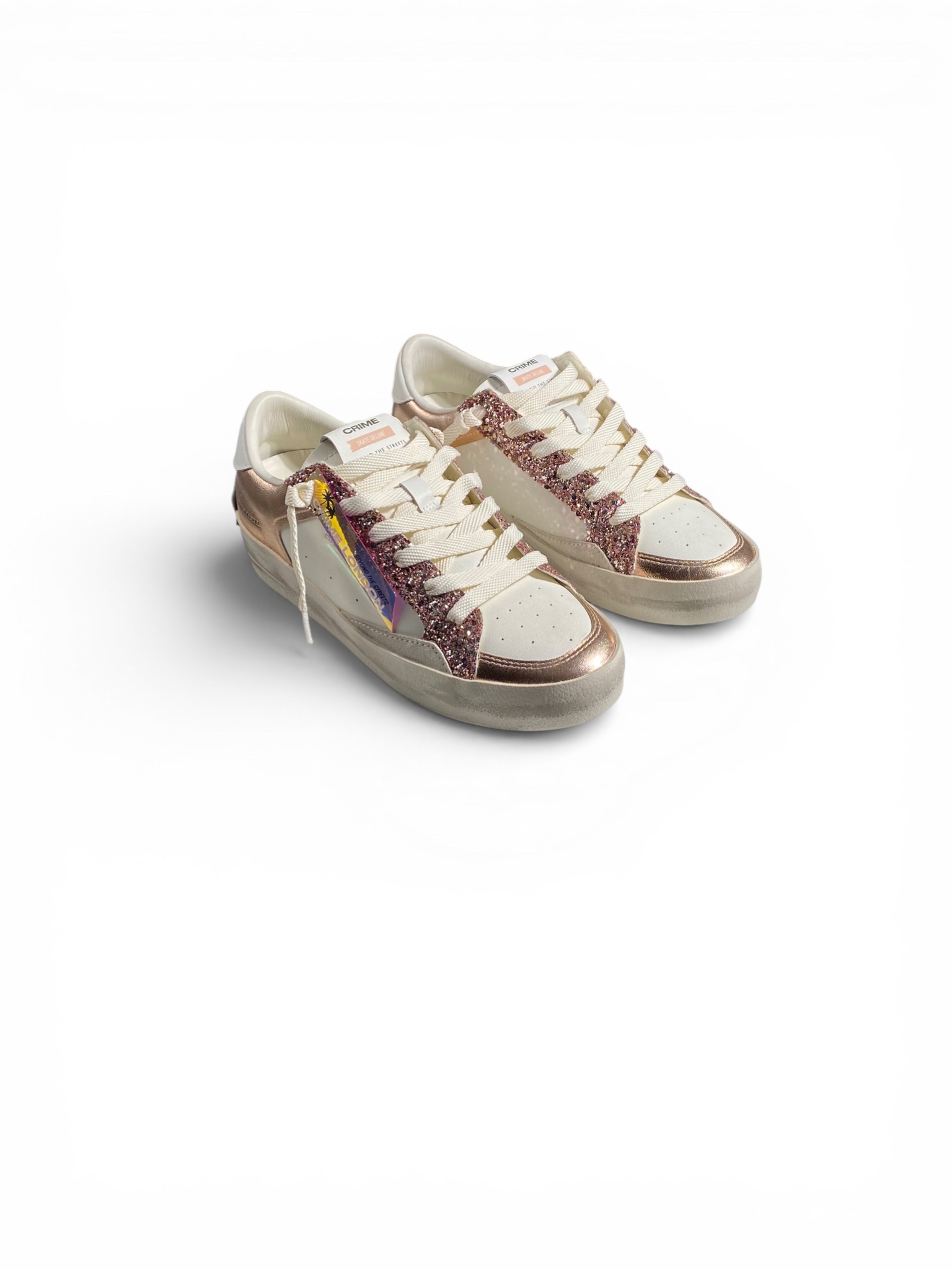CRIME Sneakers Sk8 Deluxe Glitter