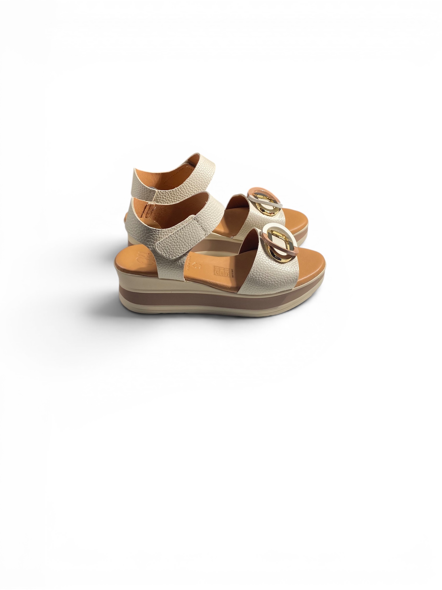Oh My Sandals Sandalo Accessorio Zeppetta Panna - immagine 2