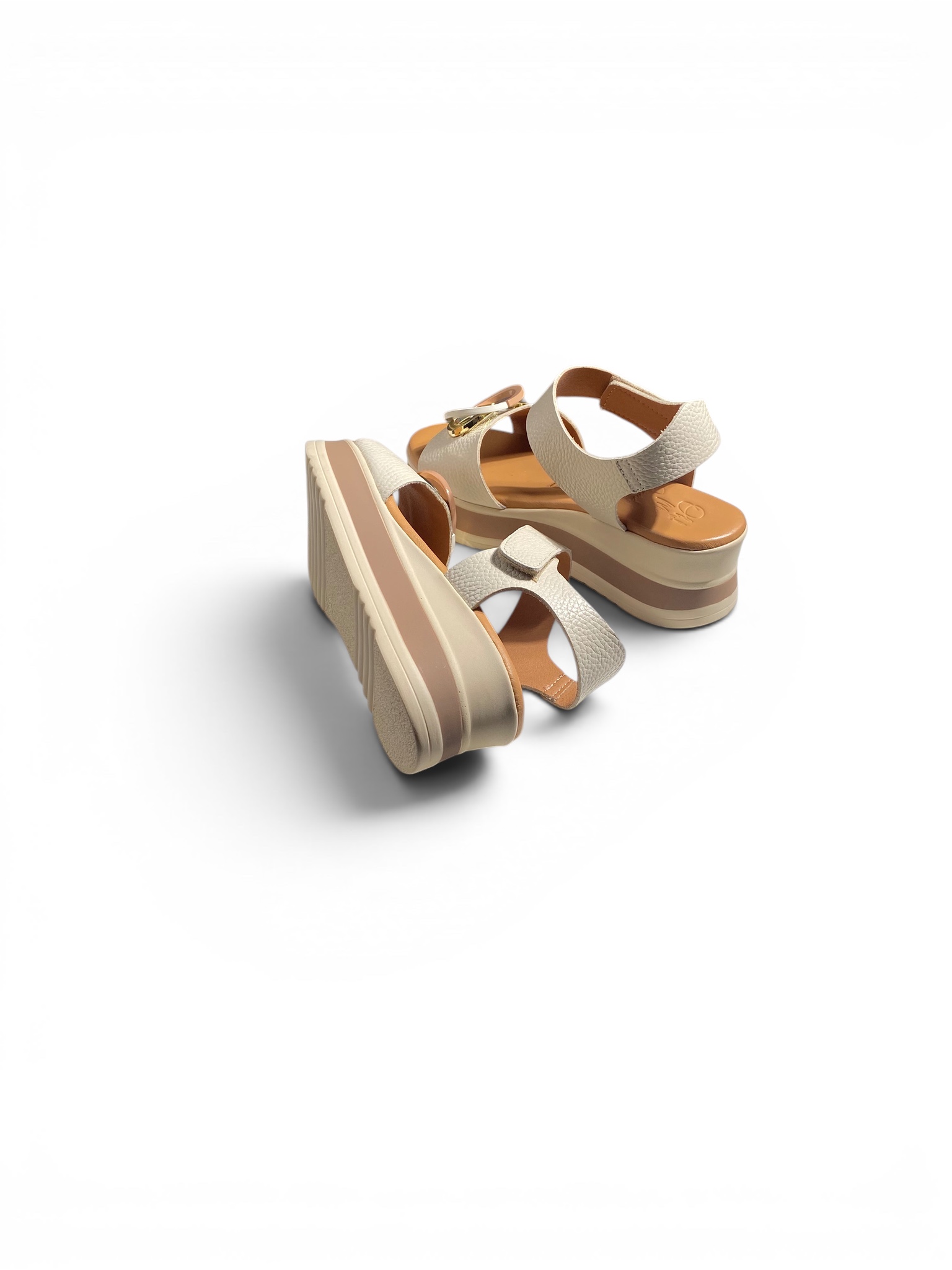 Oh My Sandals Sandalo Accessorio Zeppetta Panna - immagine 4