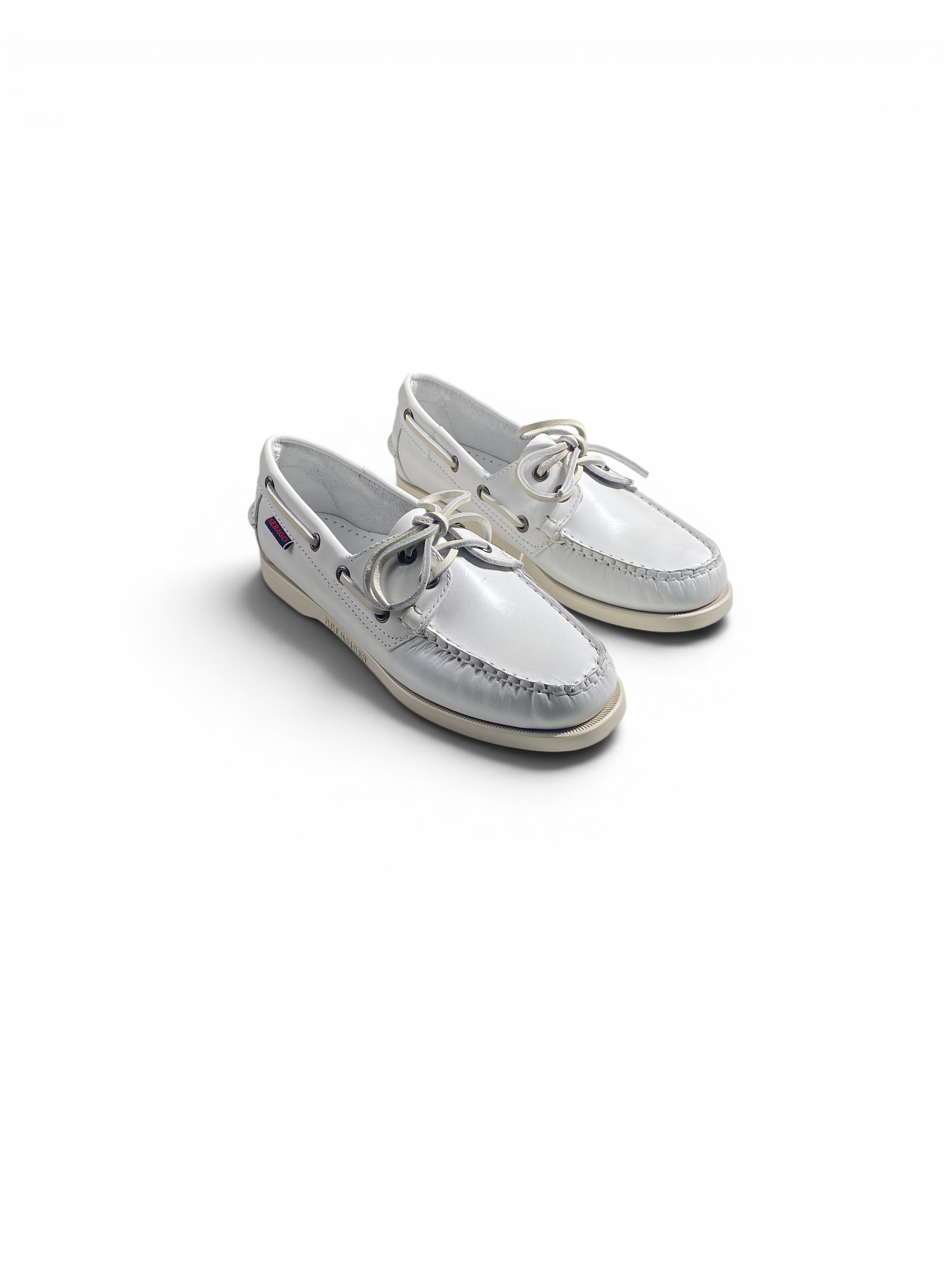 Sebago Stringata Portland White Bianco