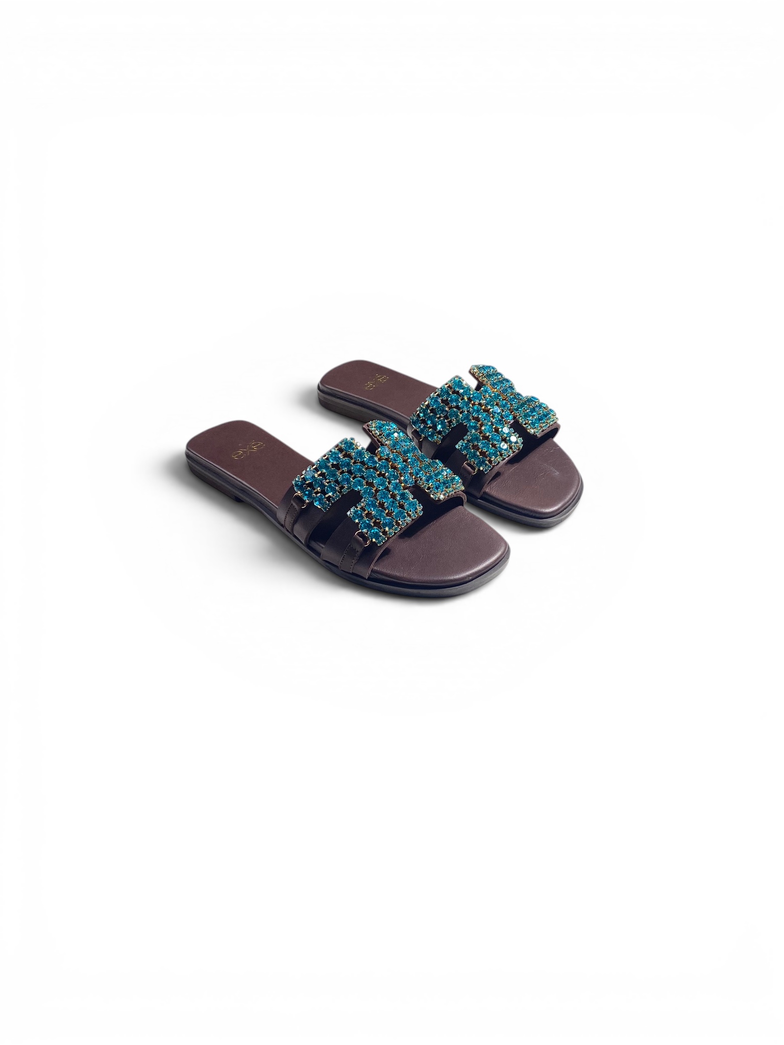 Exè Sandalo con Swarovski Cioccolato