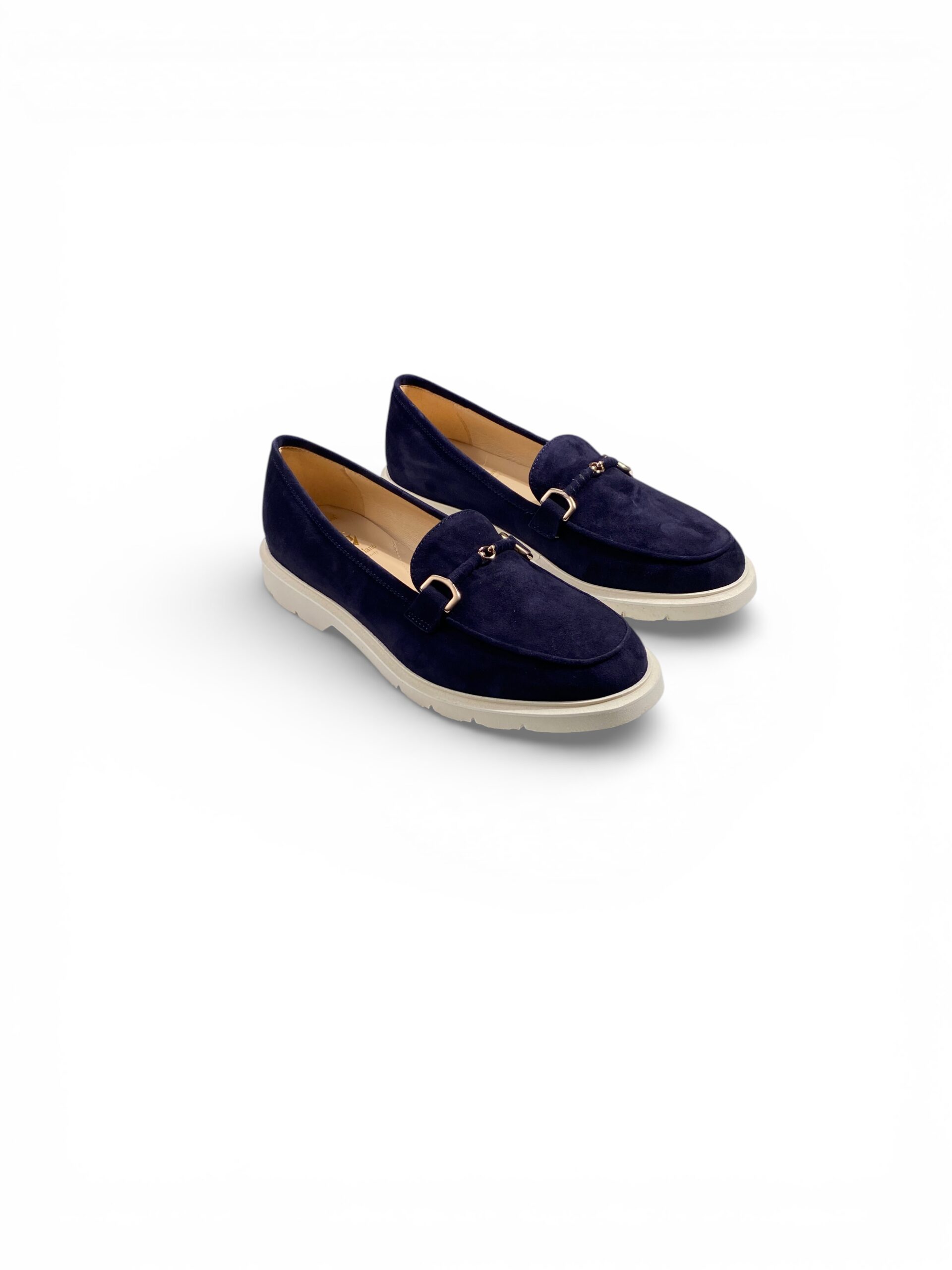 Luca Grossi Mocassino Para Camoscio Morsetto Blu Blu