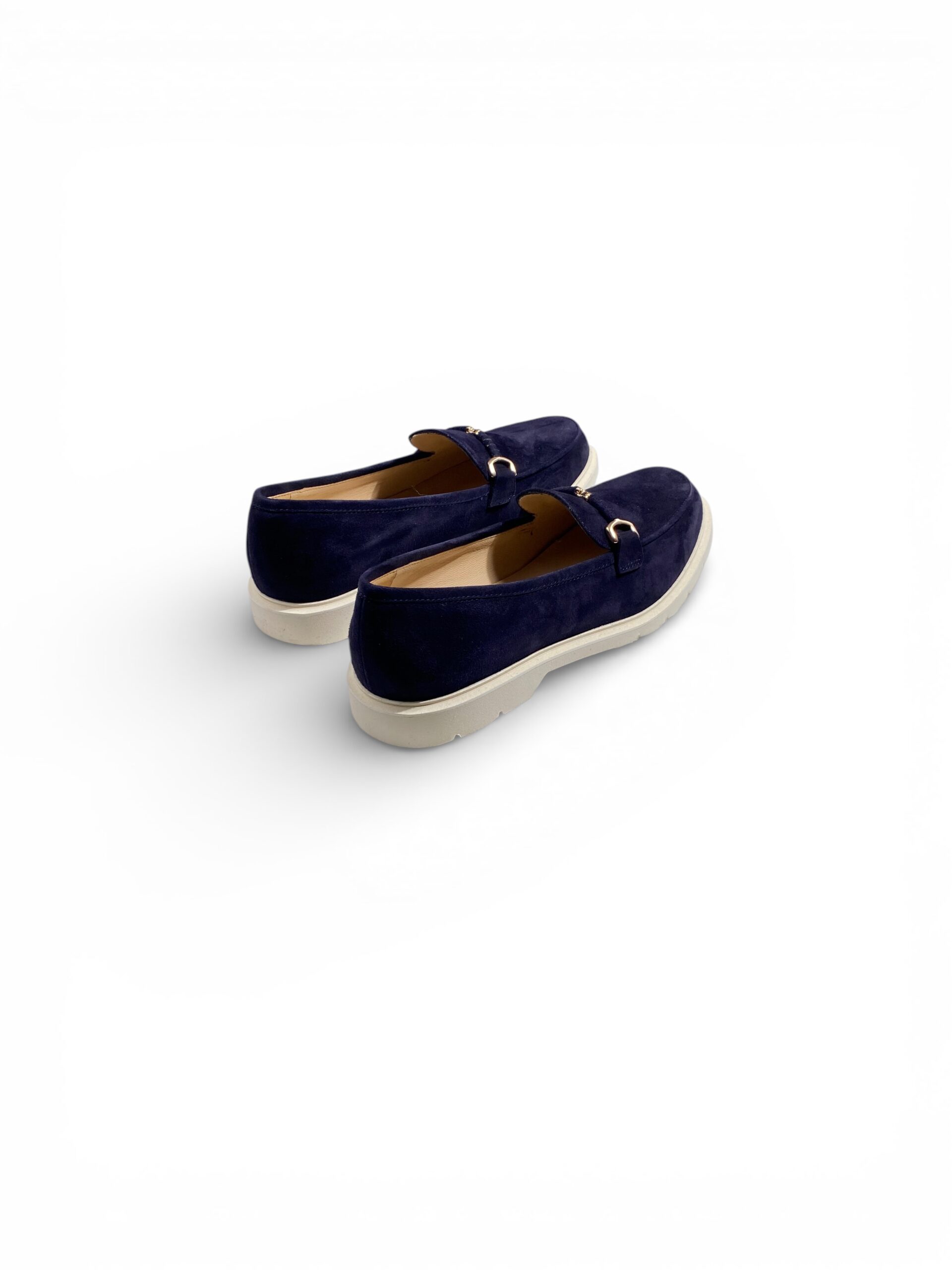 Luca Grossi Mocassino Para Camoscio Morsetto Blu Blu - immagine 3