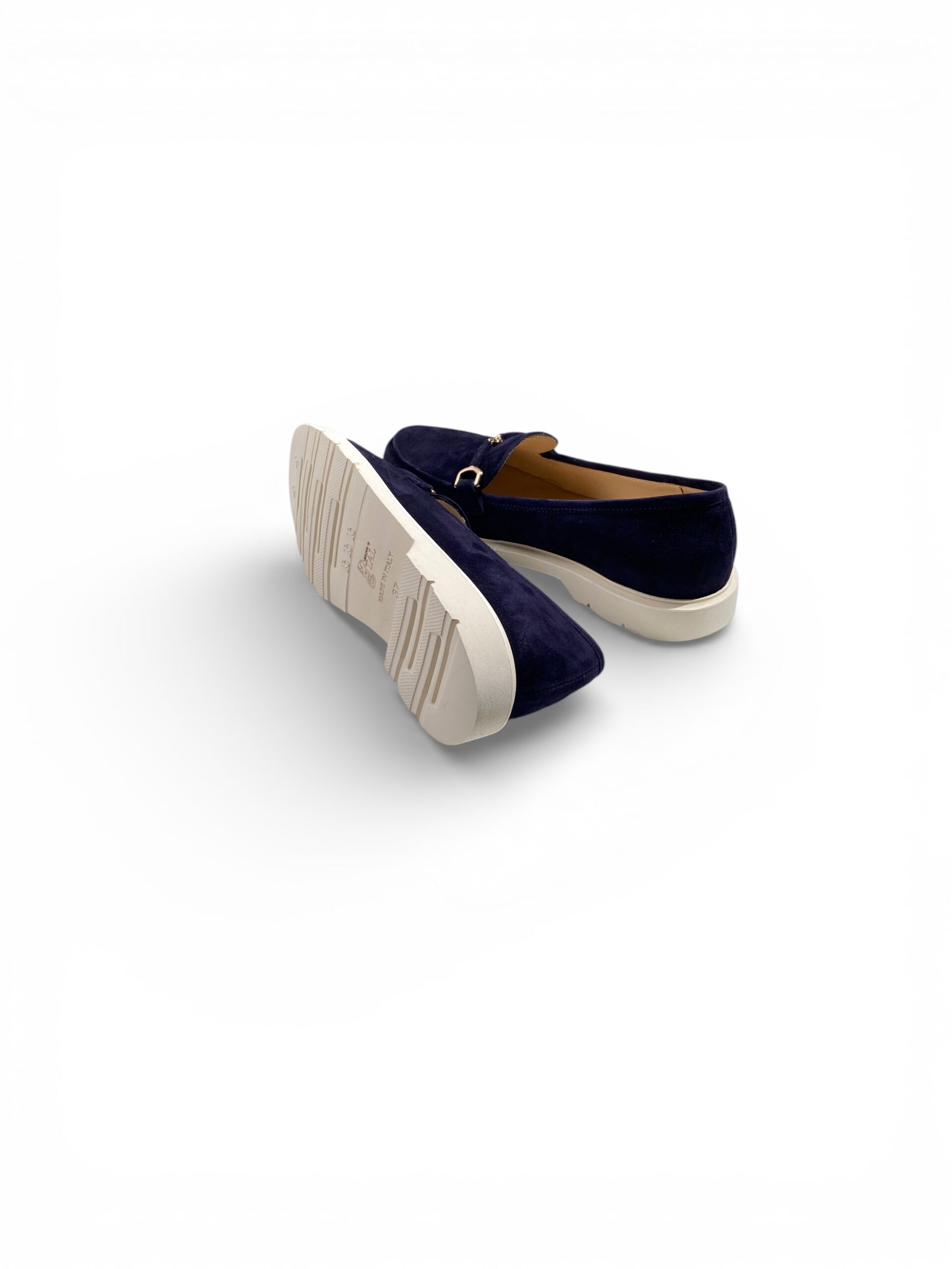 Luca Grossi Mocassino Para Camoscio Morsetto Blu Blu - immagine 4