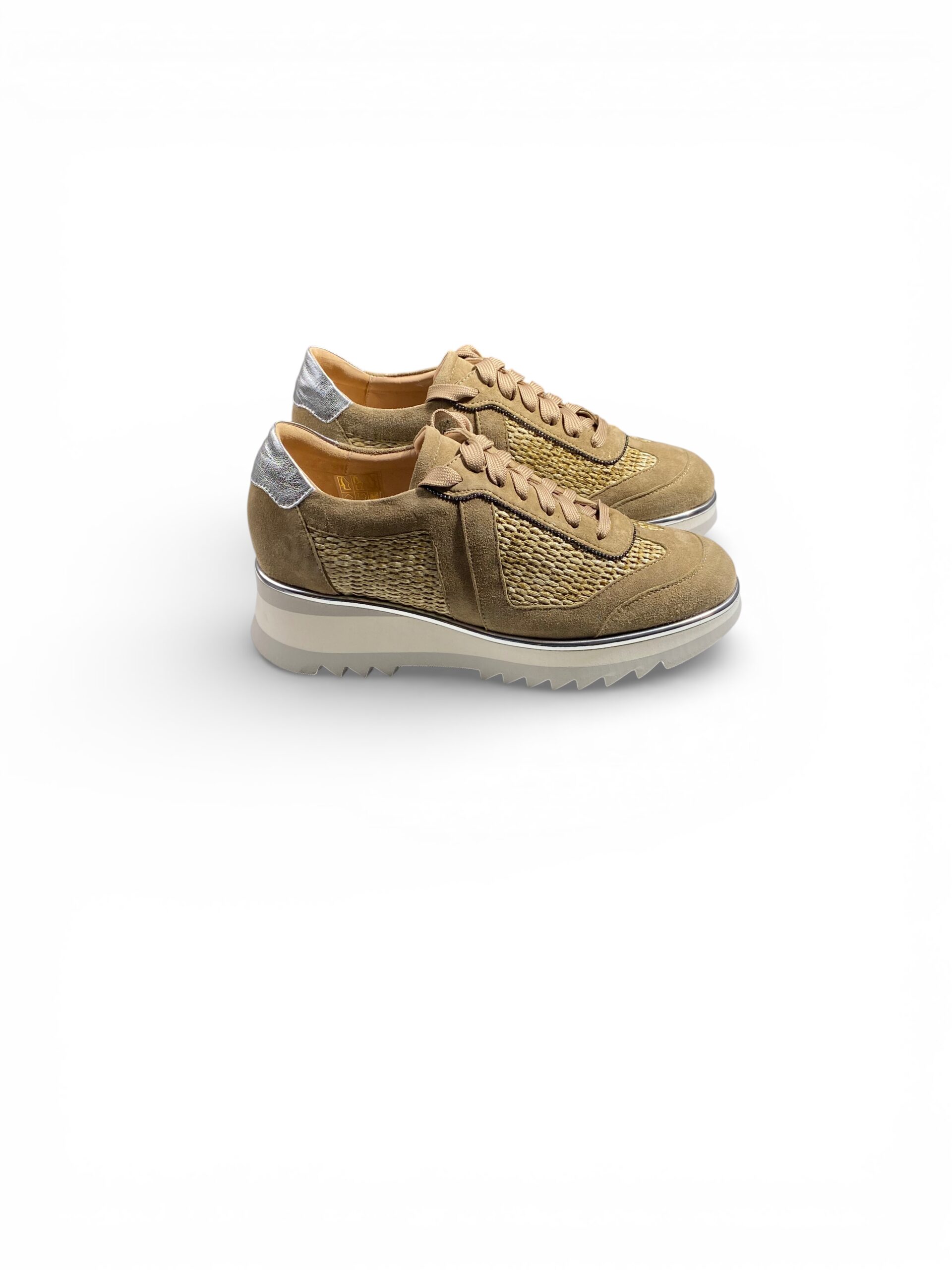 Luca Grossi Sneaker Para Rafia Taupe - immagine 2