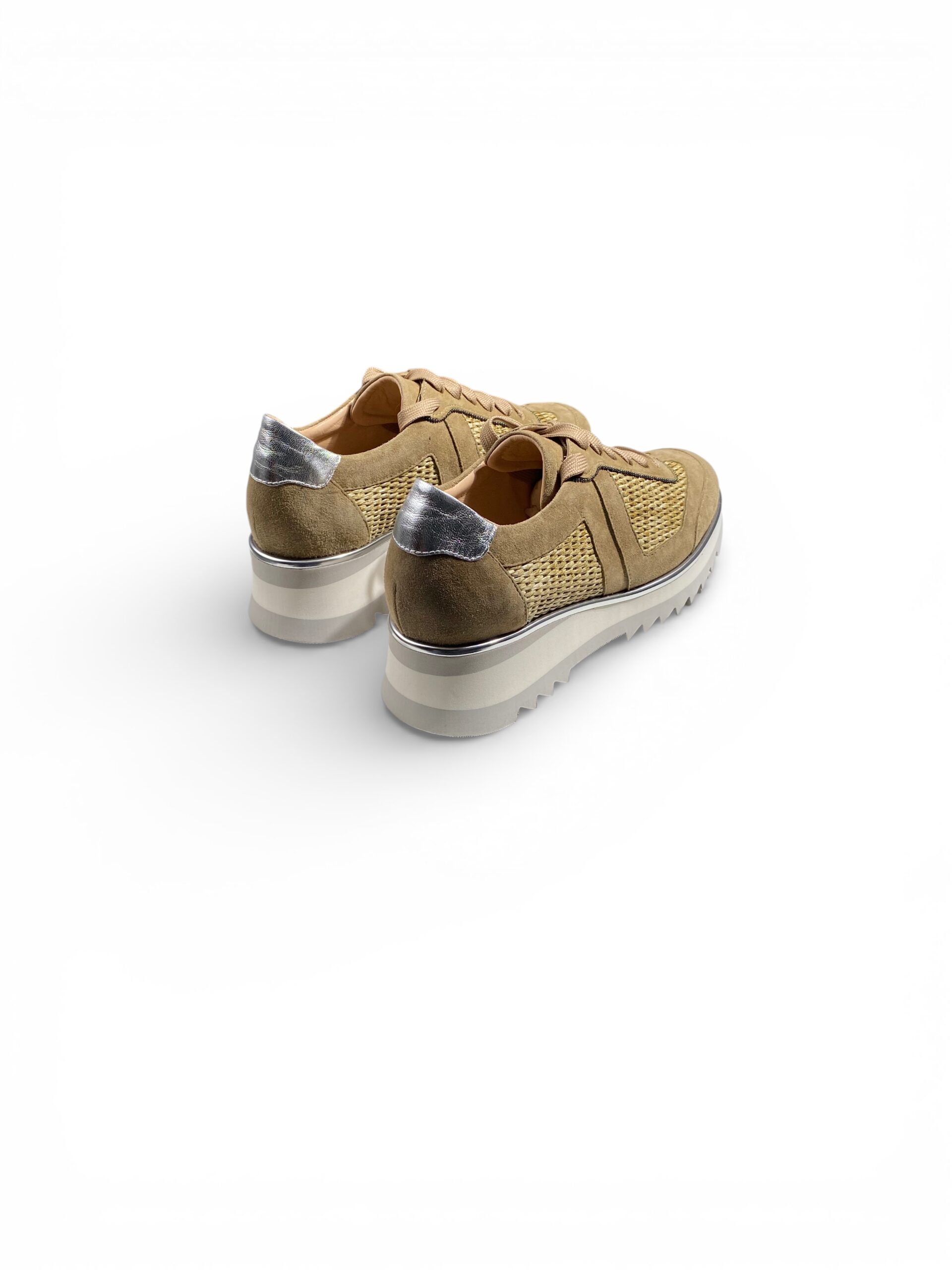Luca Grossi Sneaker Para Rafia Taupe - immagine 3