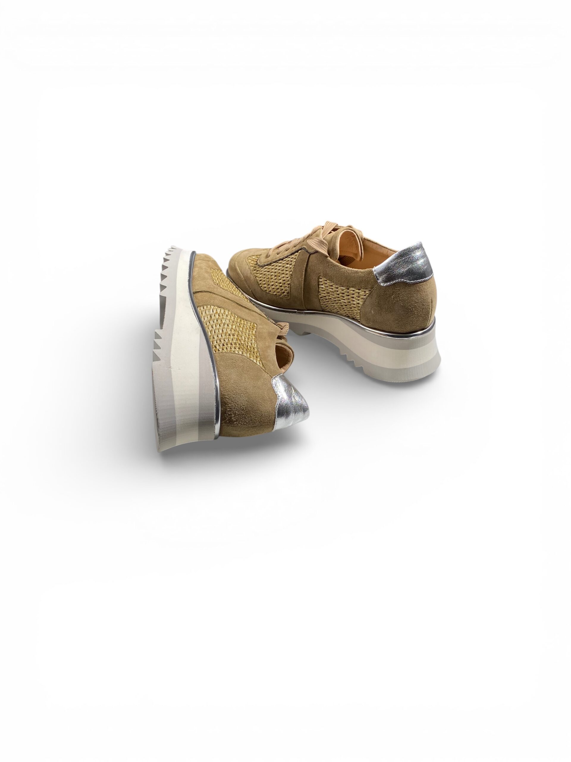Luca Grossi Sneaker Para Rafia Taupe - immagine 4