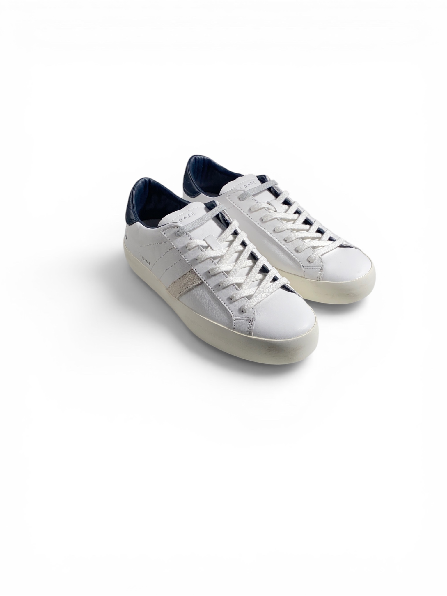 D.A.T.E. Sneakers Hill Low Calf White Blue