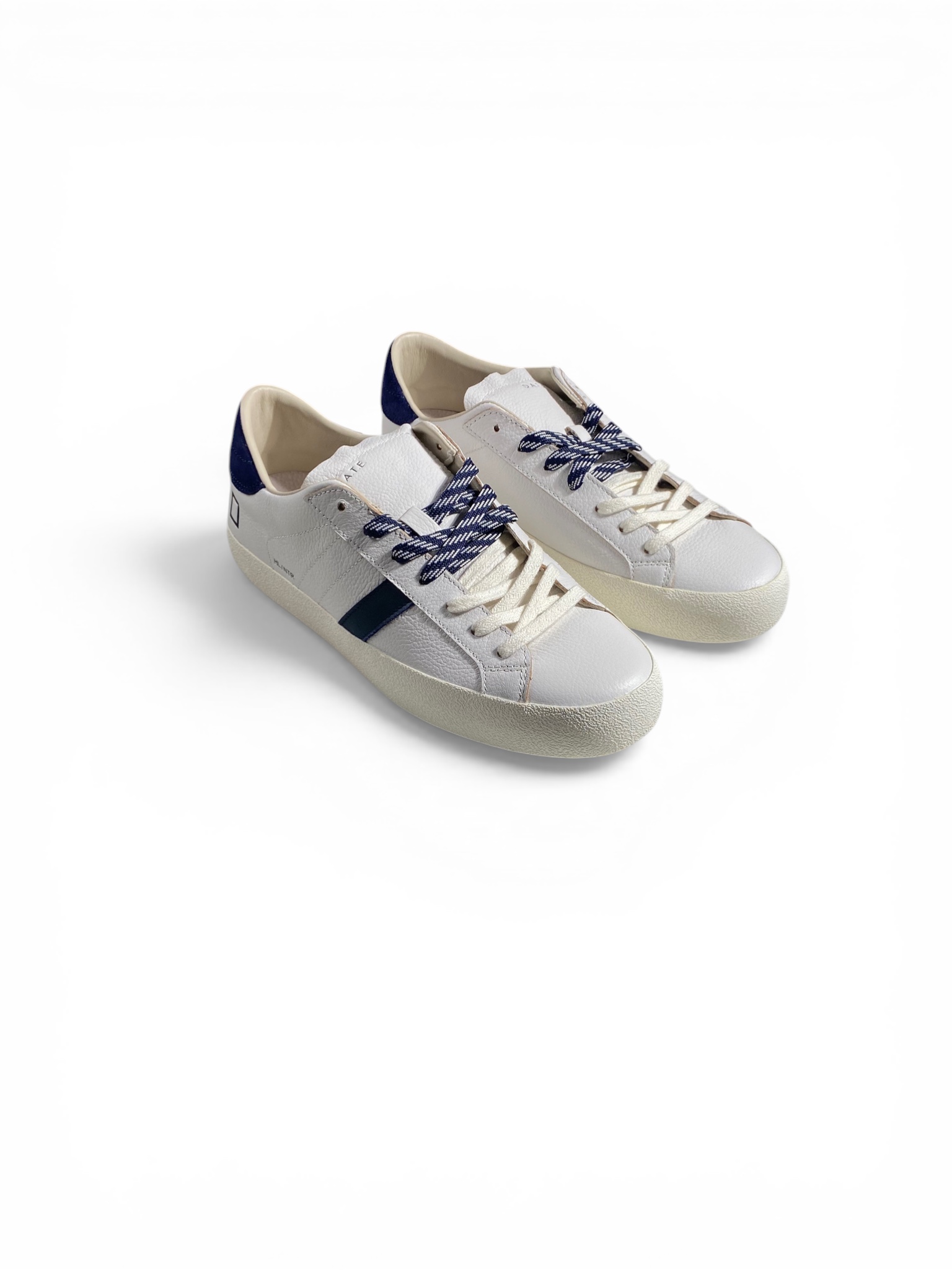 D.A.T.E. Sneakers Hill Low Natural White Blue