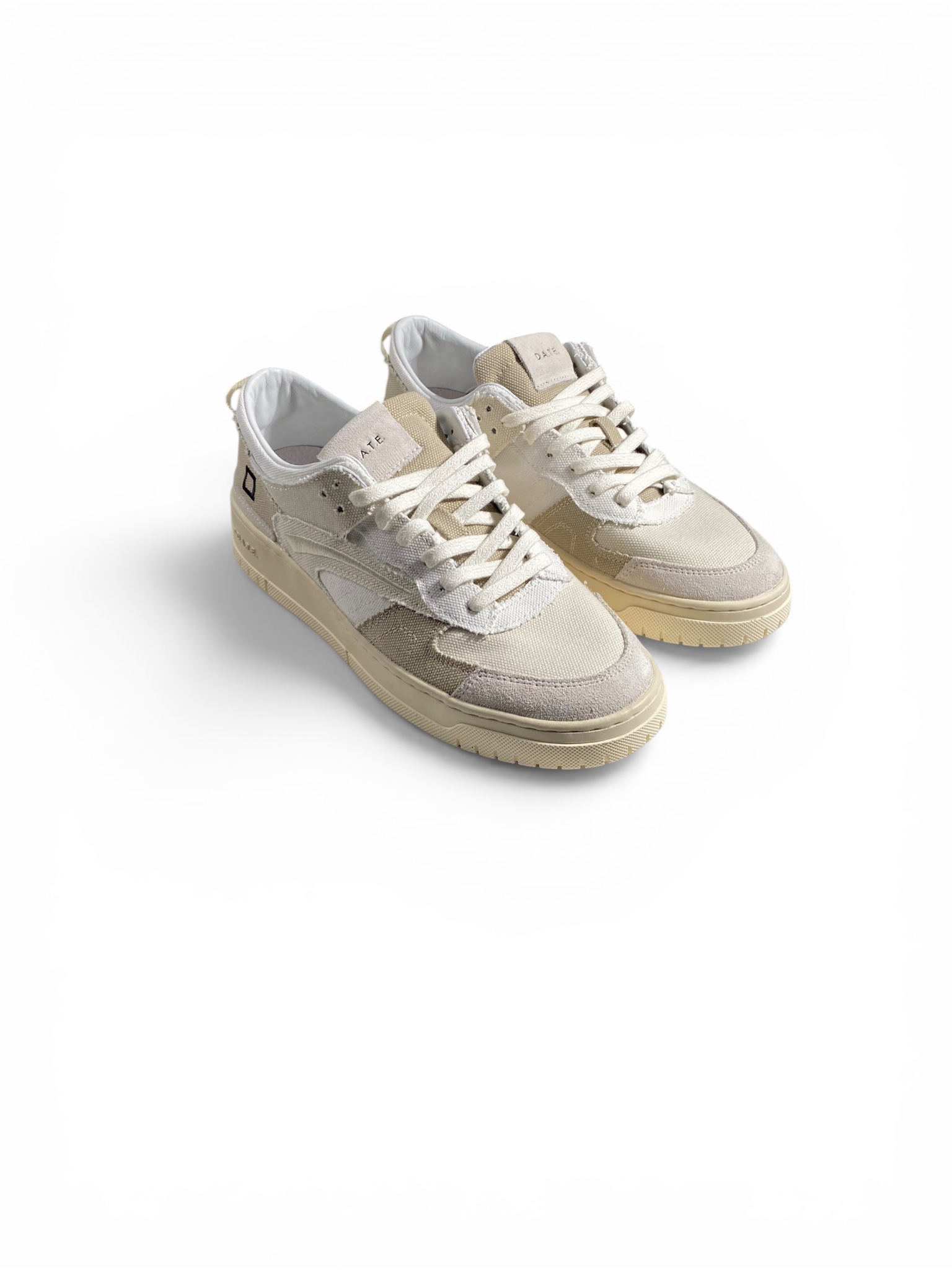 D.A.T.E. Sneakers Torneo Canvas Natural