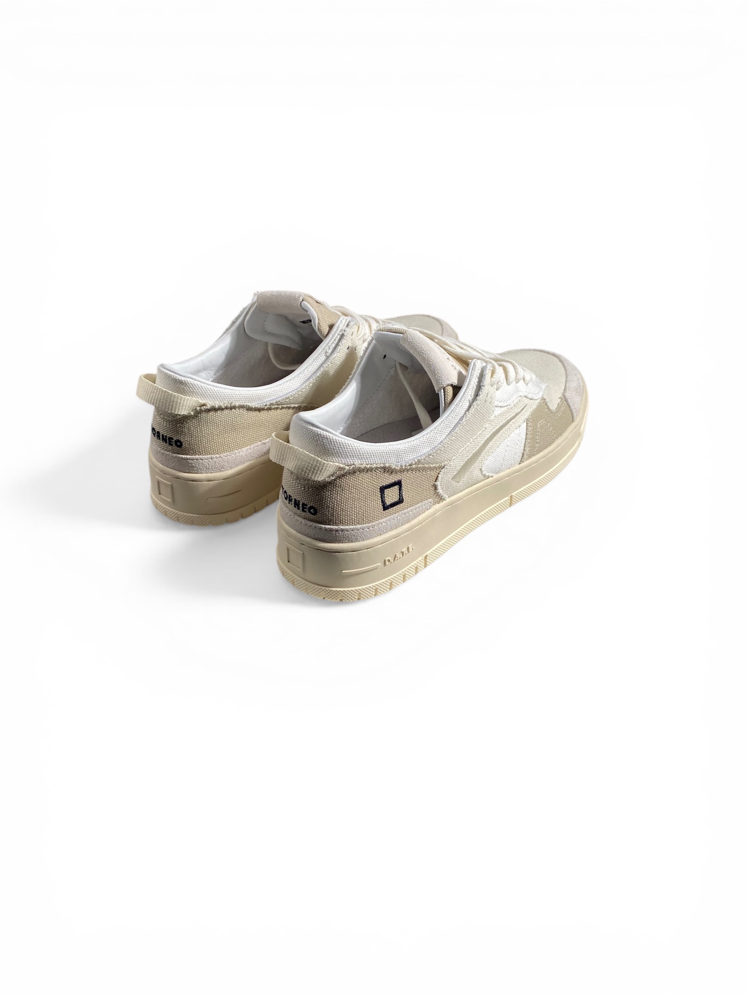 D.A.T.E. Sneakers Torneo Canvas Natural - immagine 3