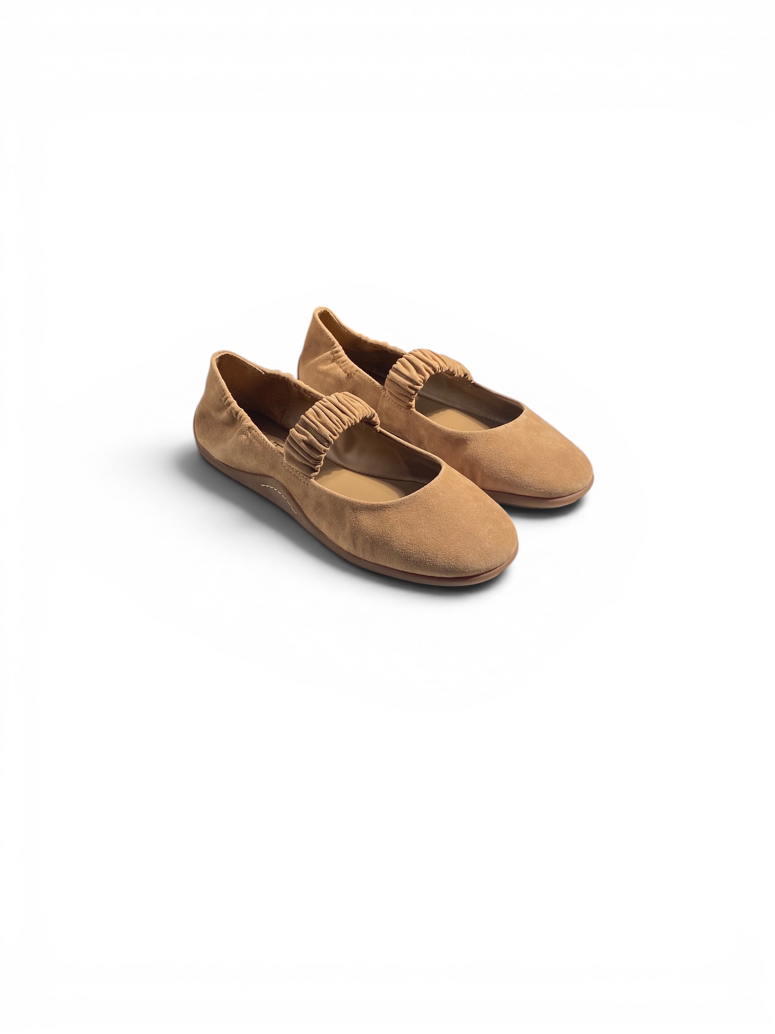 Ash Ballerina Elastico Camoscio Camel