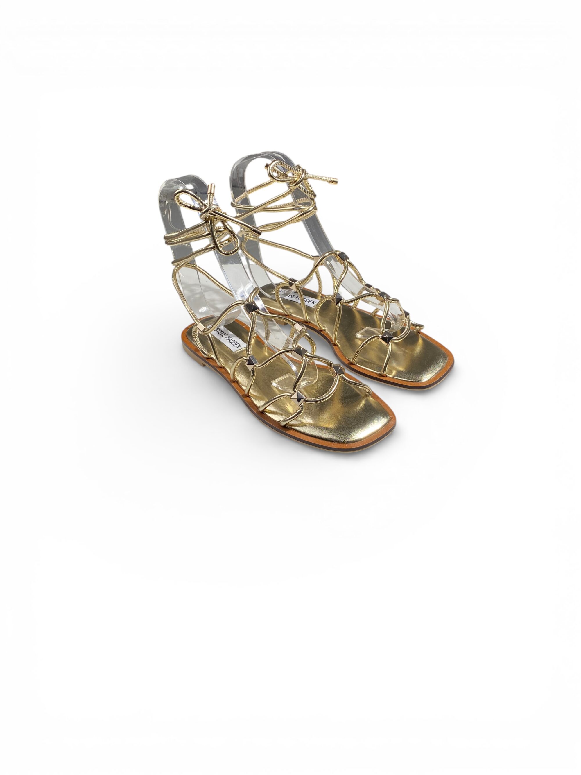 Steve Madden Sandalo Schiava Borchie Oro