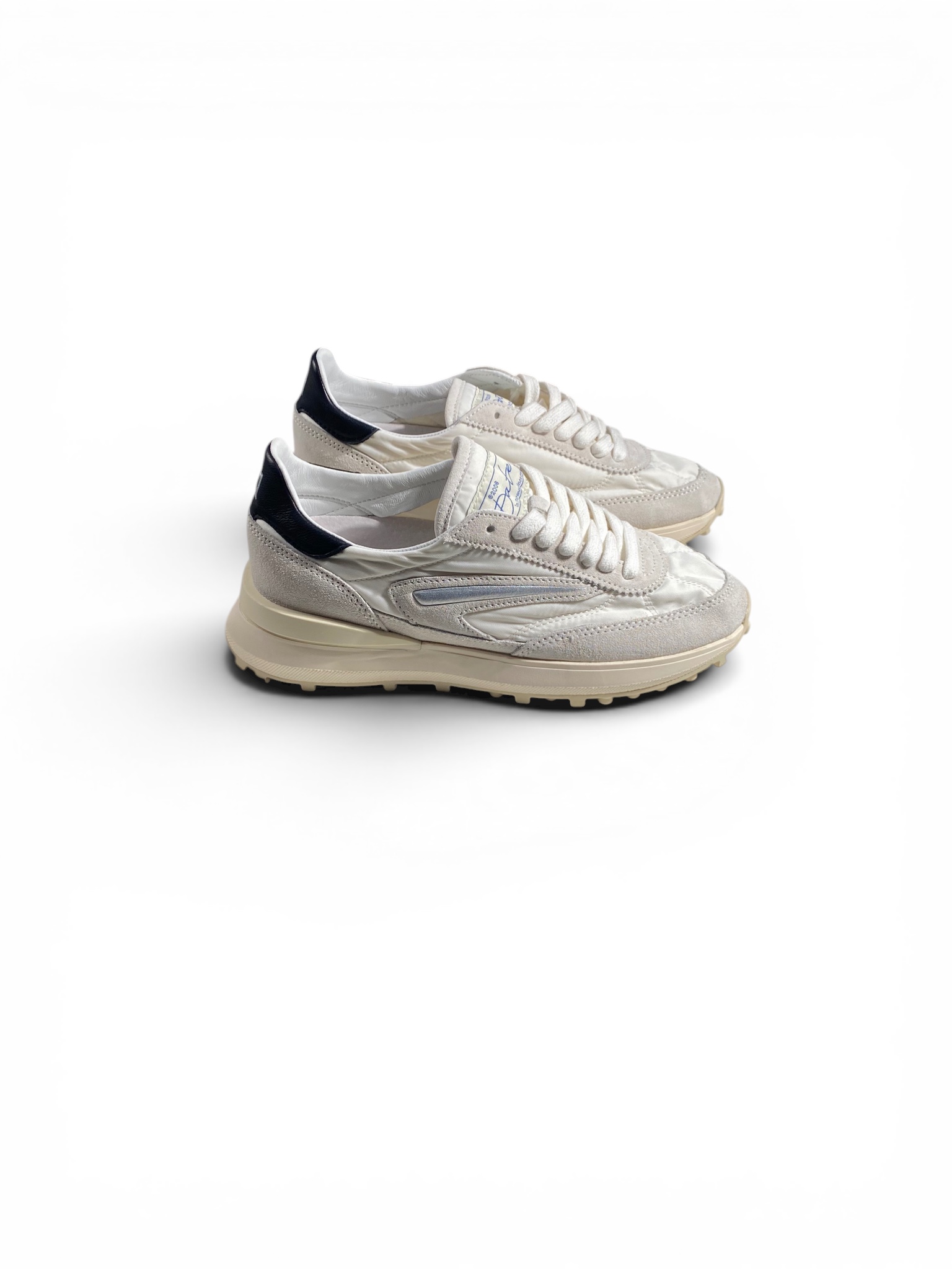 D.A.T.E. Sneakers Athleta Nylon White Black - immagine 2