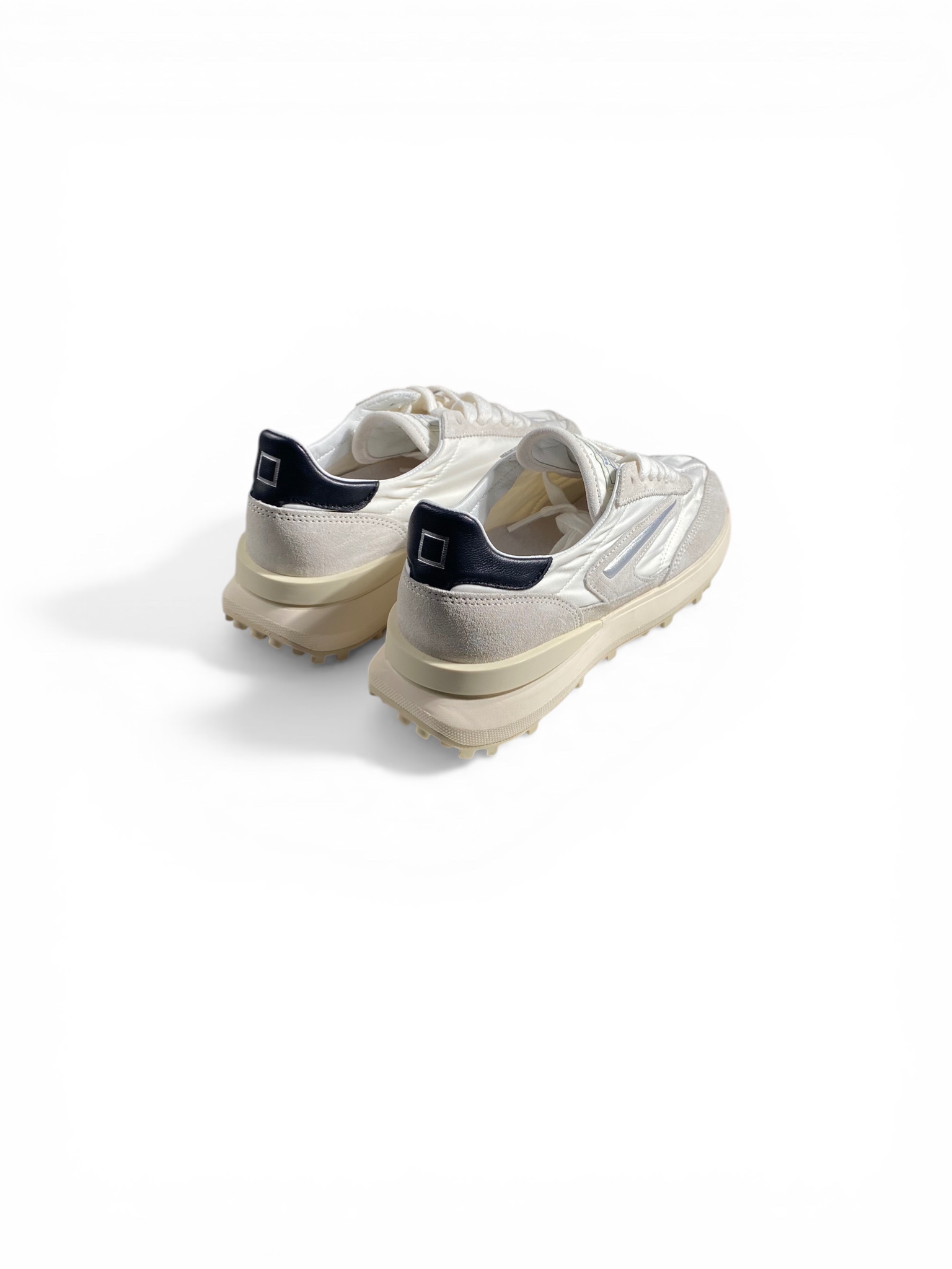 D.A.T.E. Sneakers Athleta Nylon White Black - immagine 3