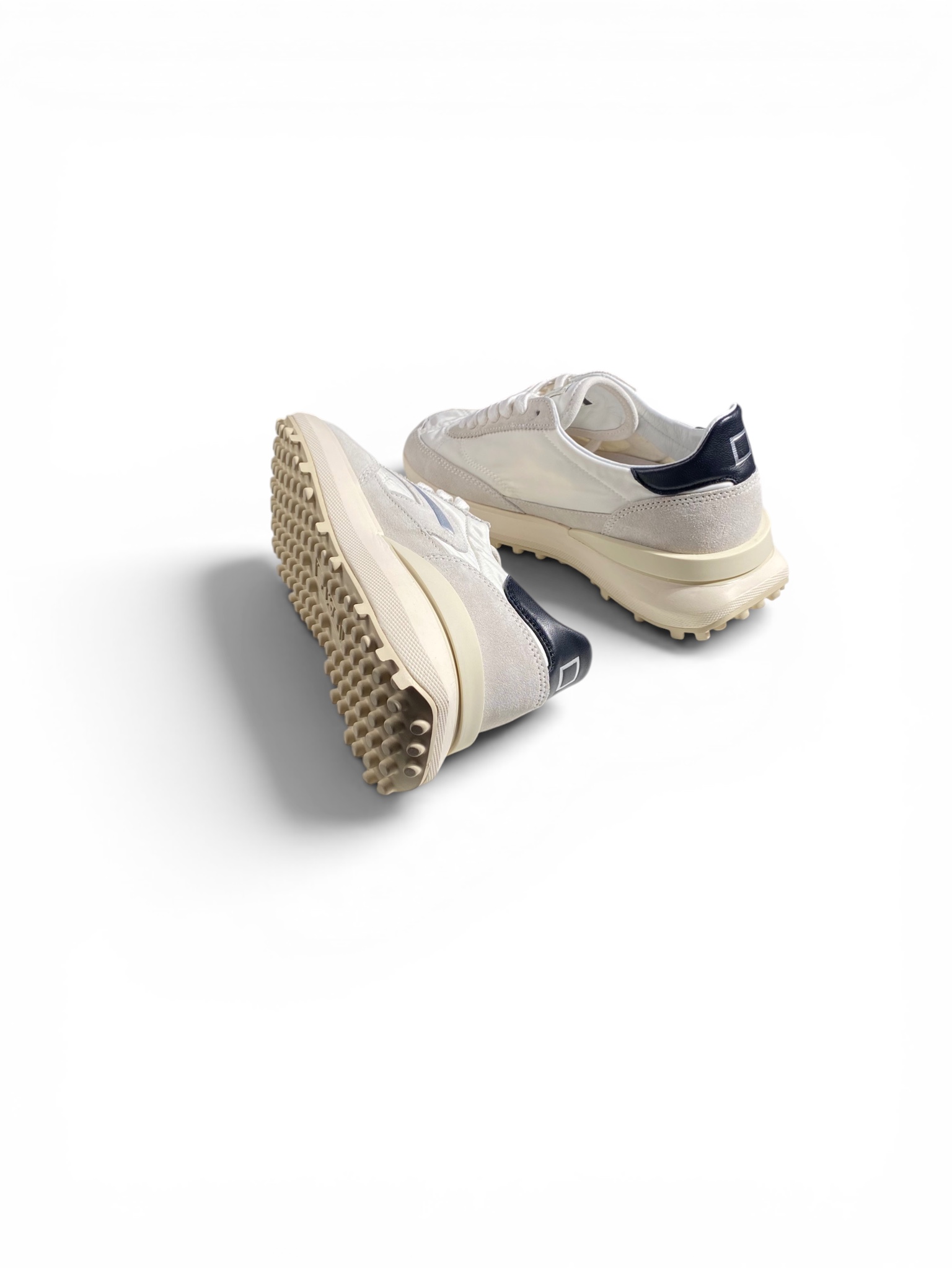 D.A.T.E. Sneakers Athleta Nylon White Black - immagine 4