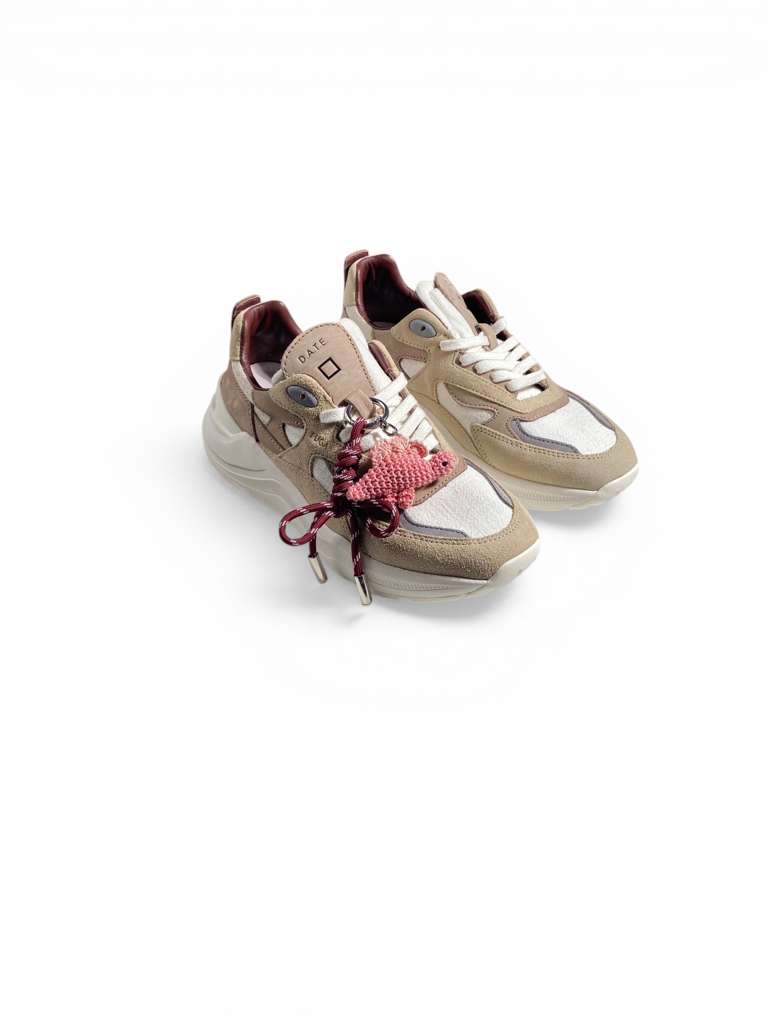 D.A.T.E. Sneakers Fuga Linen White Beige