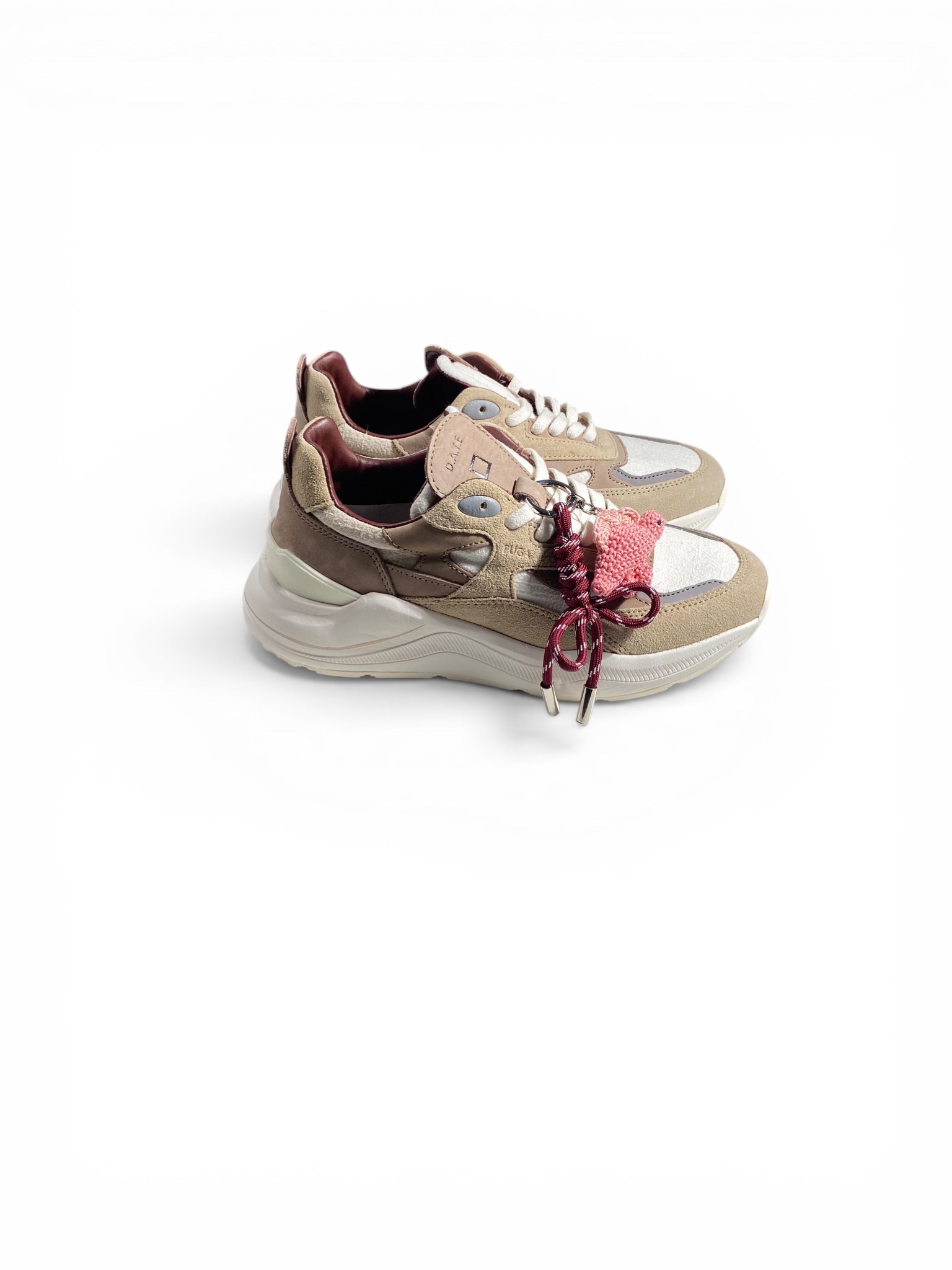 D.A.T.E. Sneakers Fuga Linen White Beige - immagine 2