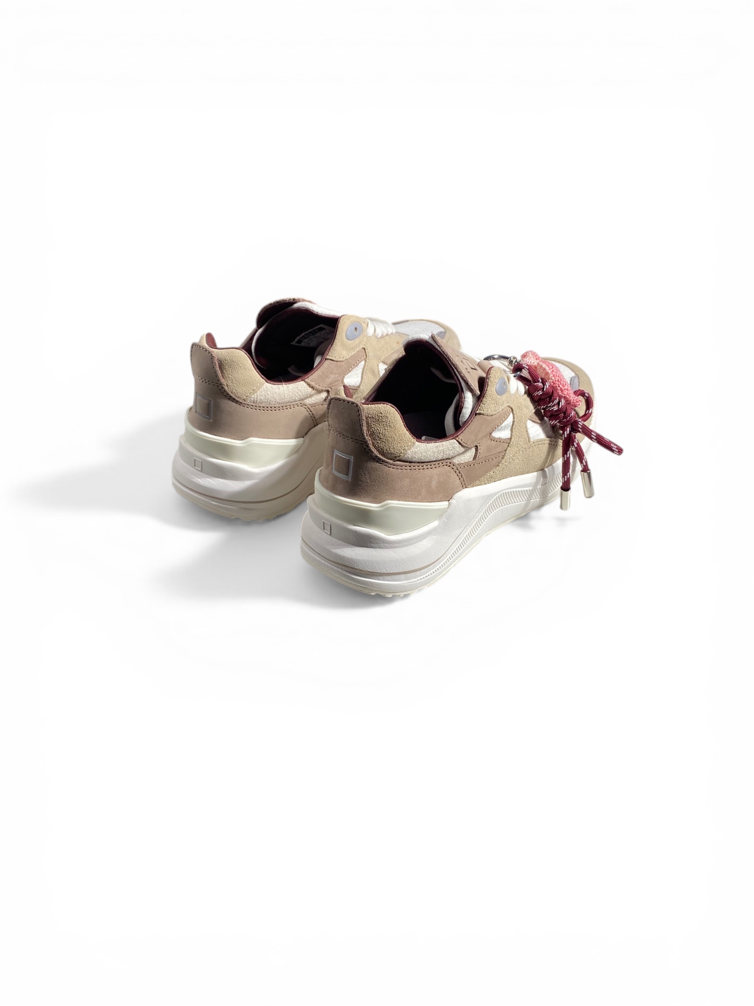 D.A.T.E. Sneakers Fuga Linen White Beige - immagine 3