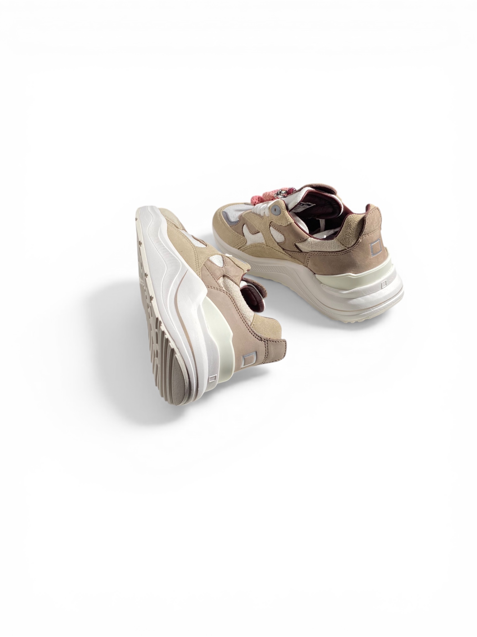 D.A.T.E. Sneakers Fuga Linen White Beige - immagine 4