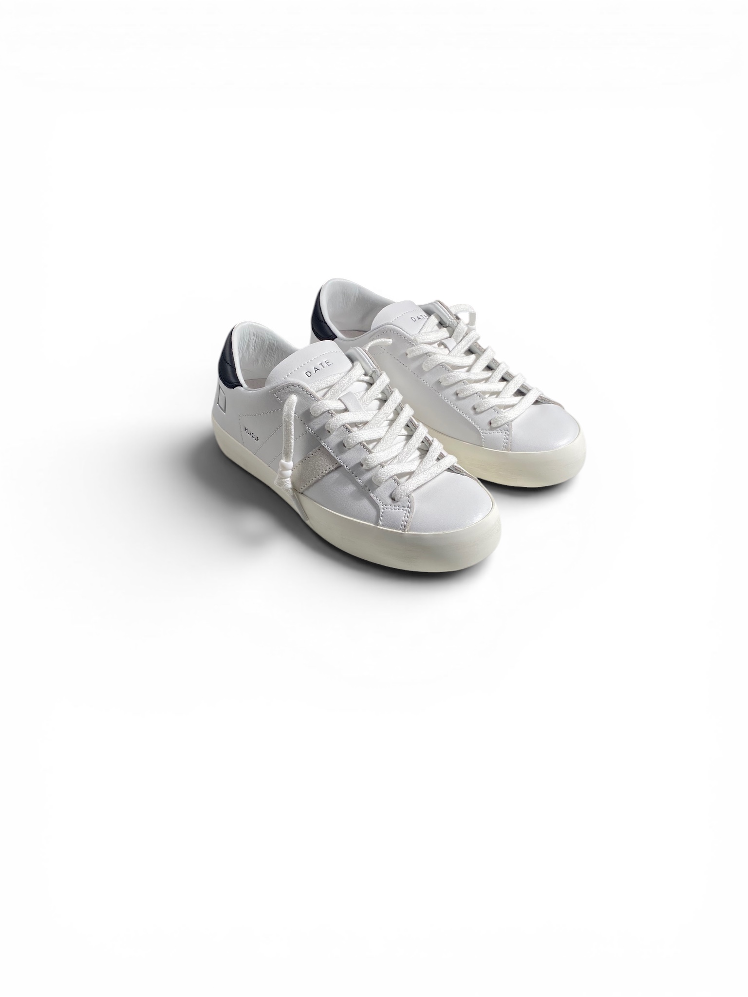 D.A.T.E. Sneakers Hill Low Calf White Black