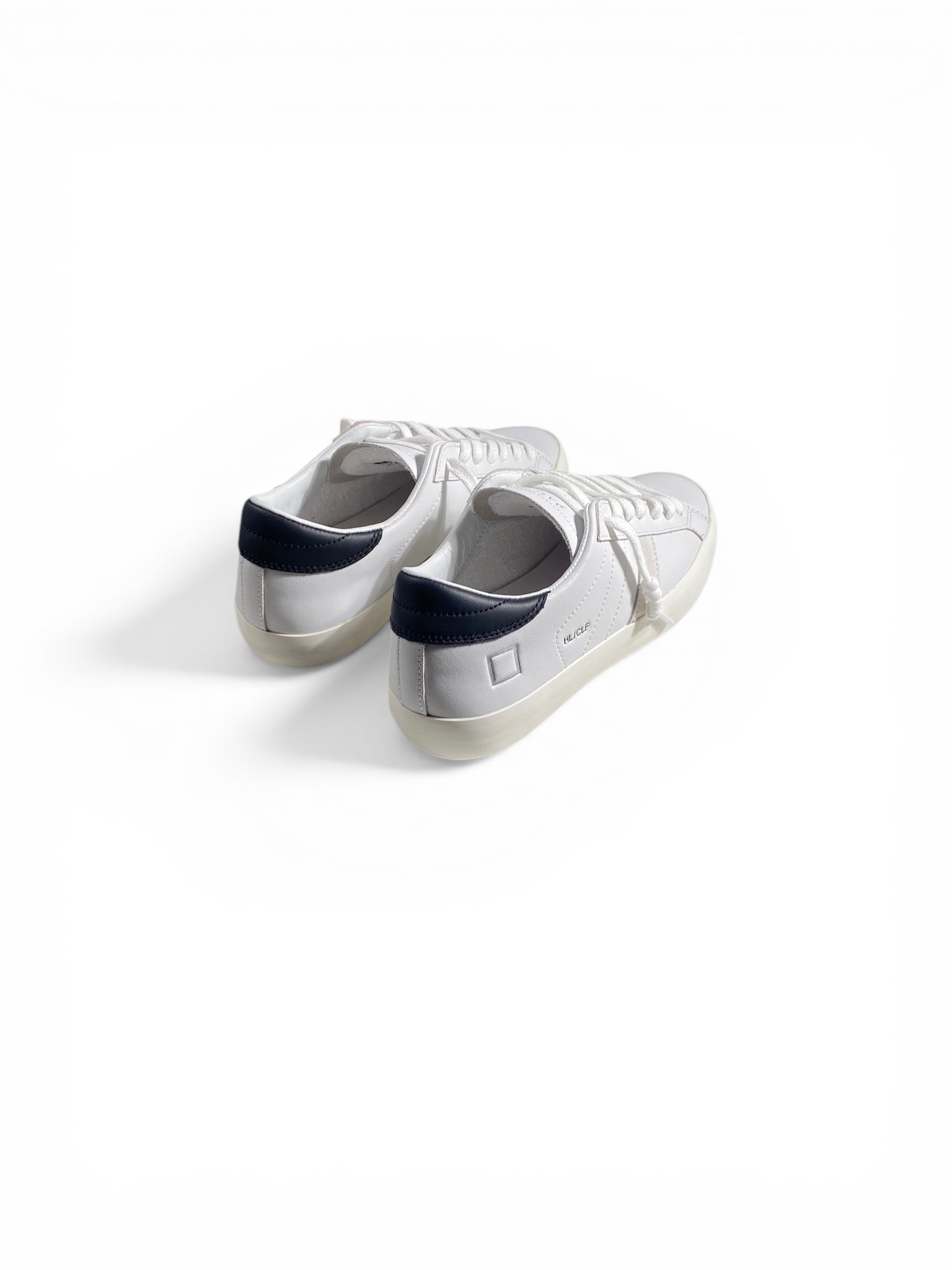 D.A.T.E. Sneakers Hill Low Calf White Black - immagine 3