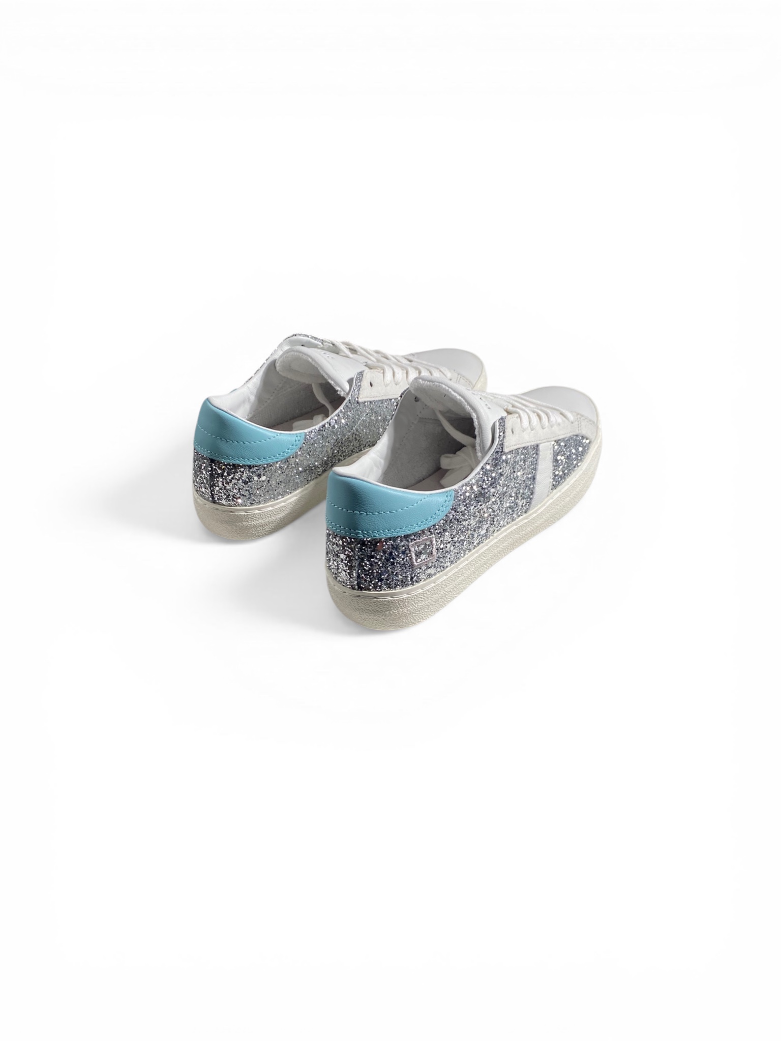 D.A.T.E. Sneakers Hill Low Glitter Silver - immagine 3