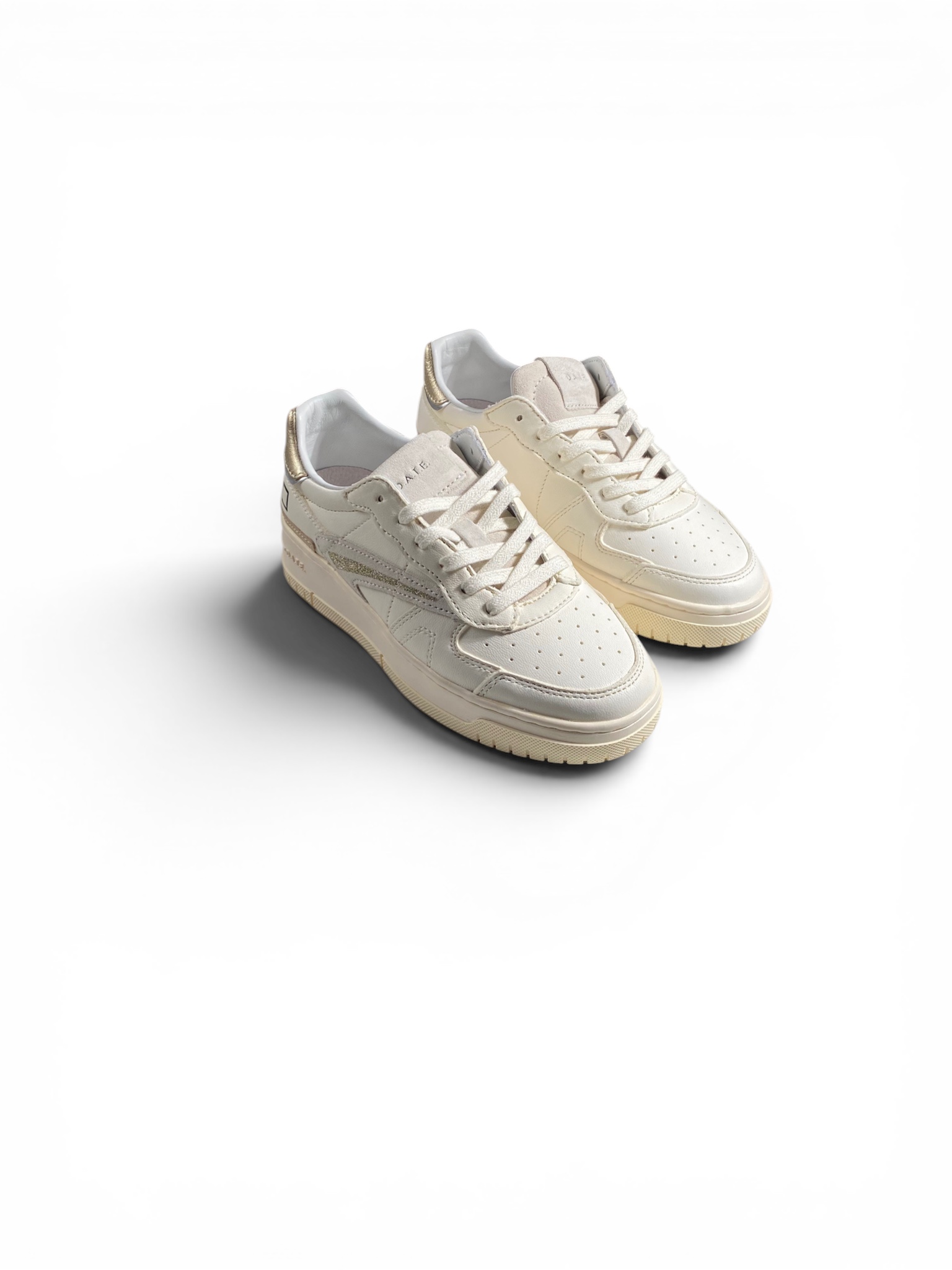 D.A.T.E. Sneakers Torneo Pure Shiny Ivory
