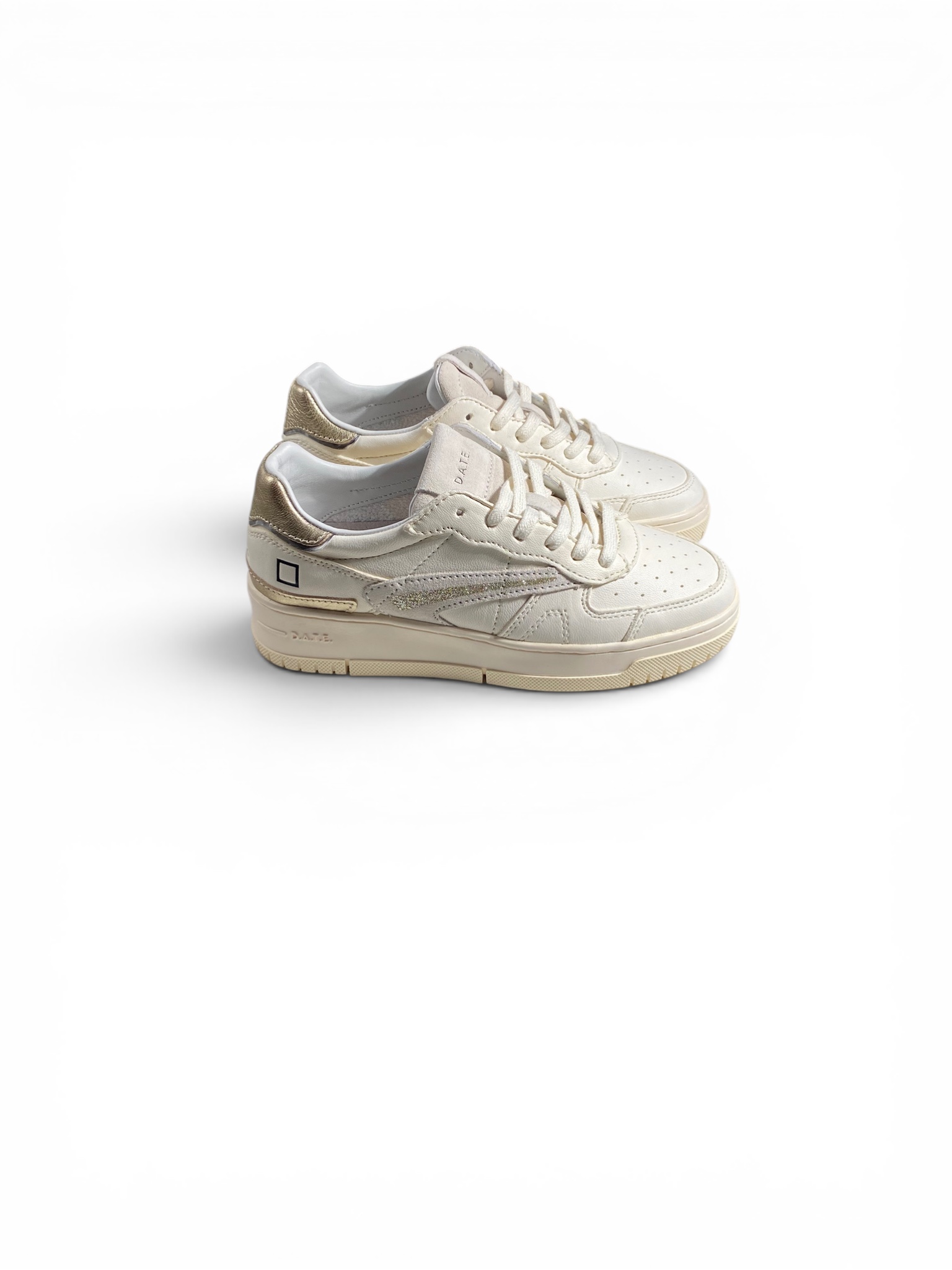 D.A.T.E. Sneakers Torneo Pure Shiny Ivory - immagine 2