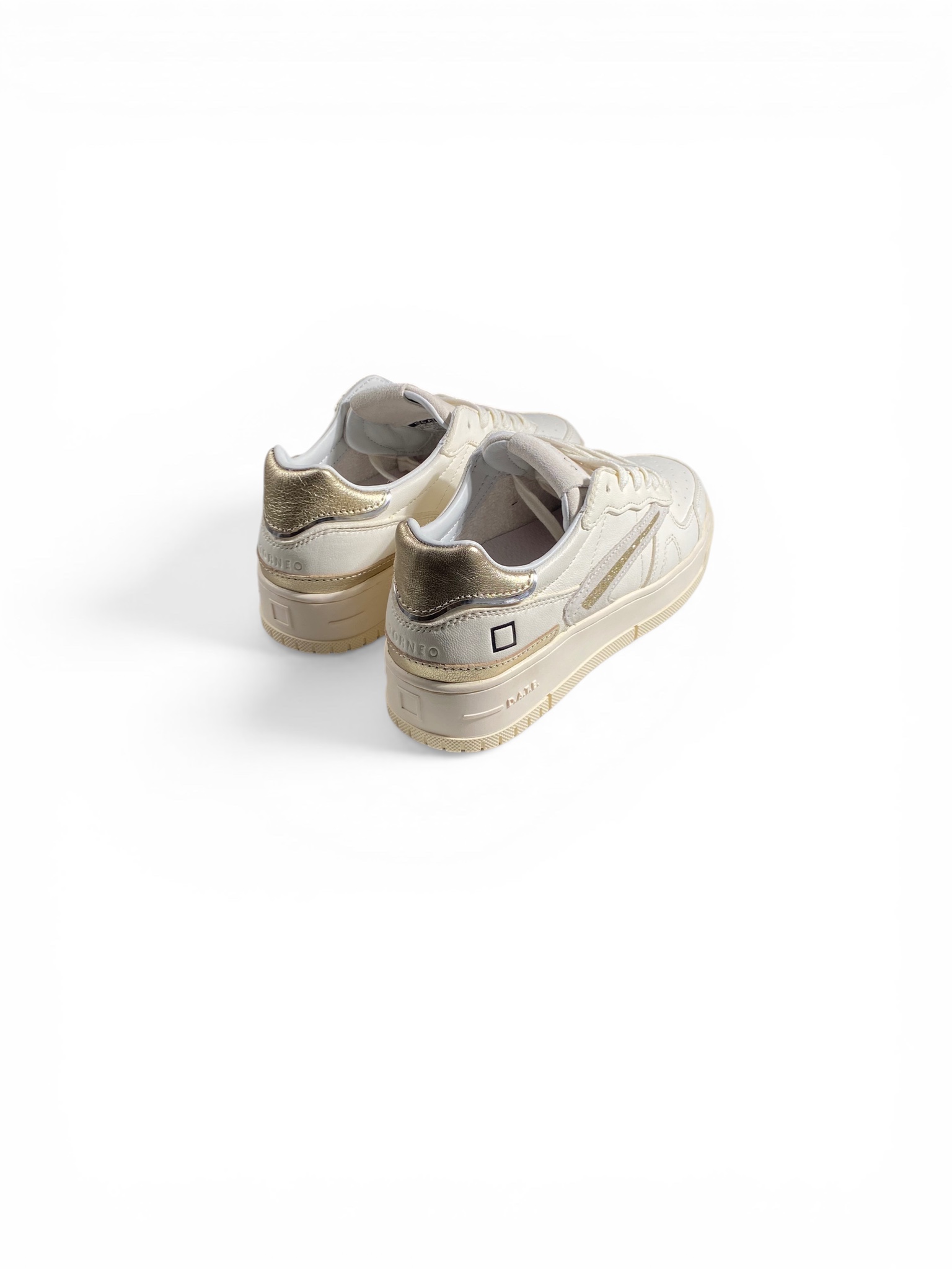 D.A.T.E. Sneakers Torneo Pure Shiny Ivory - immagine 3
