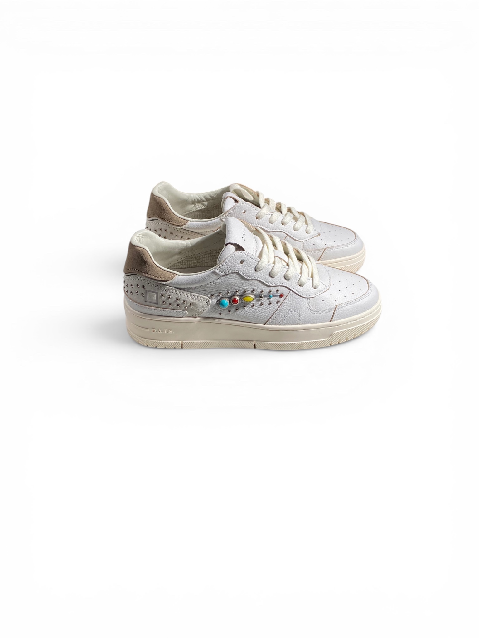 D.A.T.E. Sneakers Torneo Pure Borchiette - immagine 2