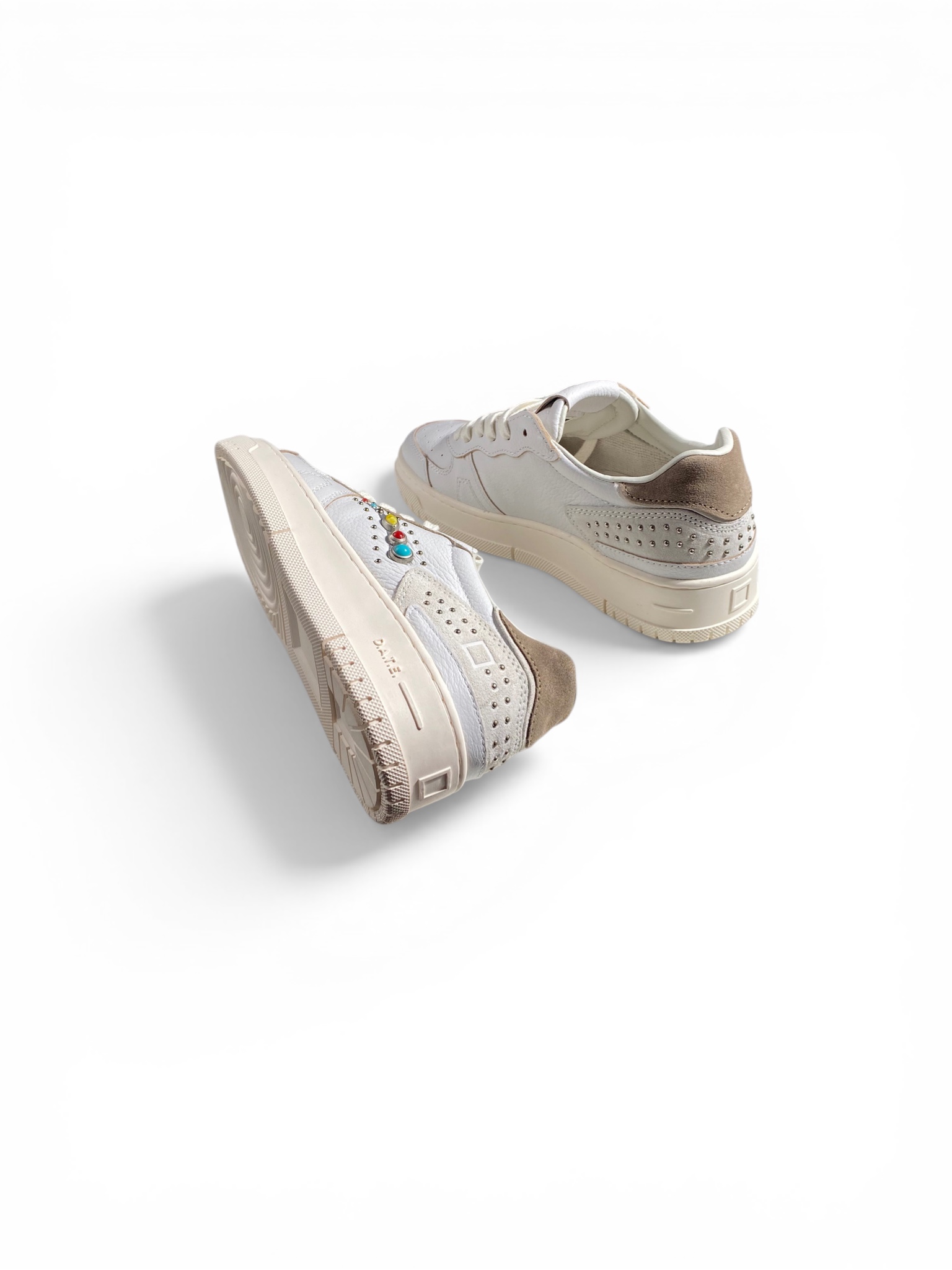 D.A.T.E. Sneakers Torneo Pure Borchiette - immagine 4