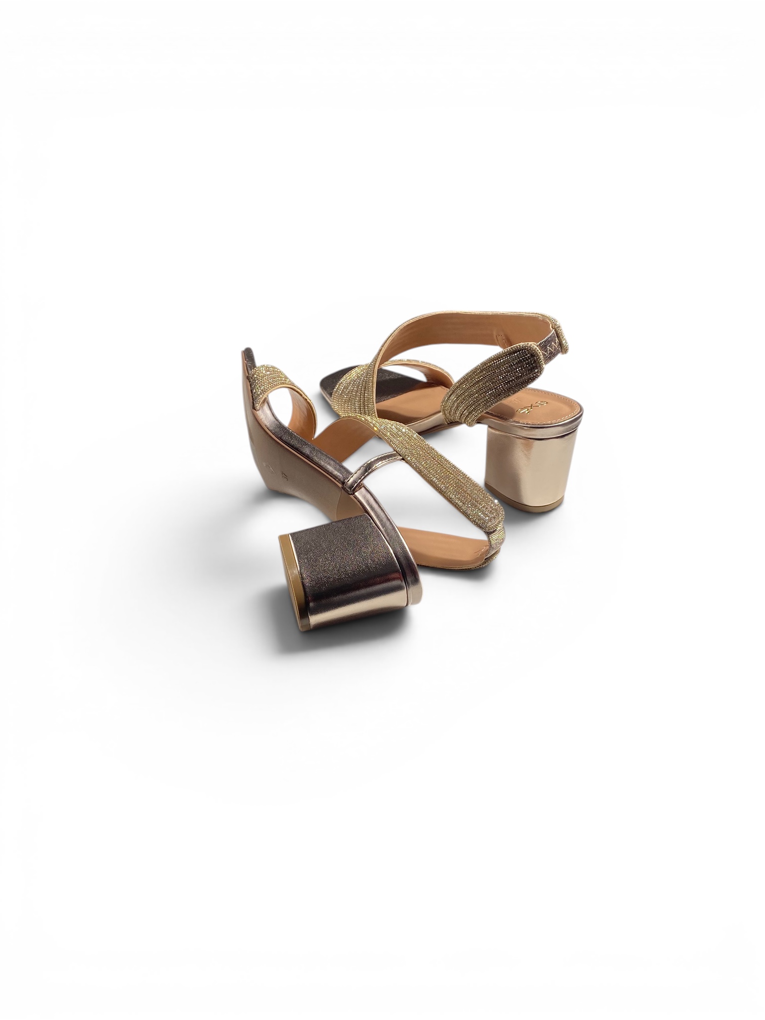 Exé Sandalo Tacco 60 Microstrass Platino - immagine 4