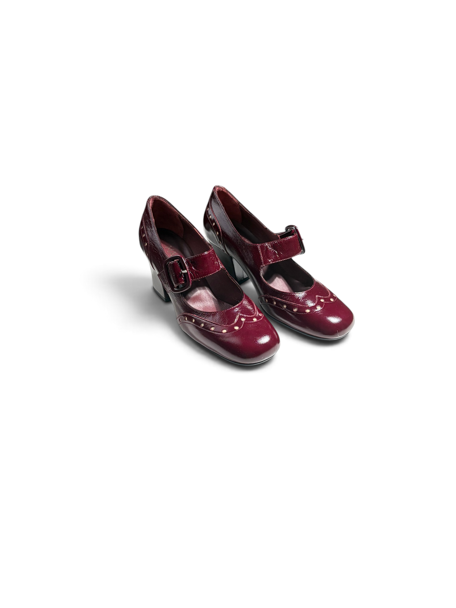 Maison 21 Décolleté Bebè Fibbia Tacco 60 C.rondine Bordeaux