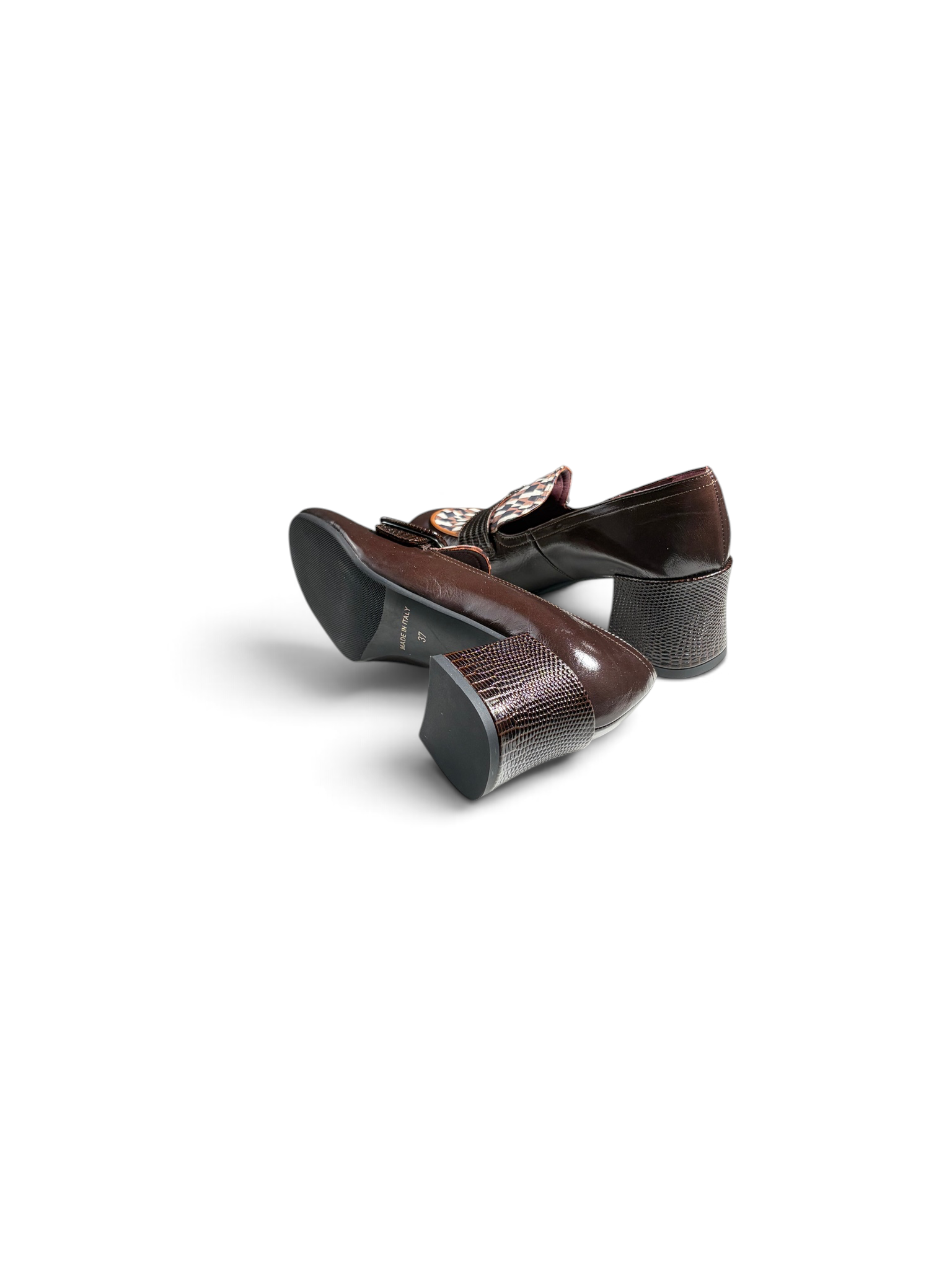 Maison 21 Mocassino Tacco 60 Optical Testa Di Moro - immagine 4
