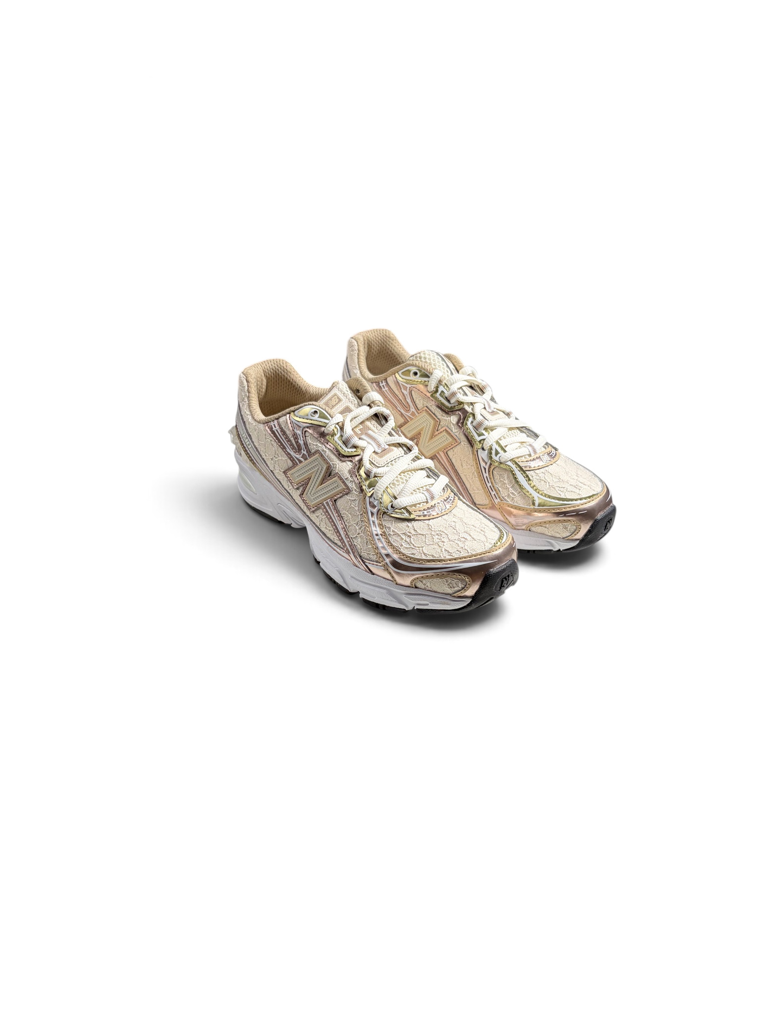 New Balance Sneaker 740 Crema e Oro